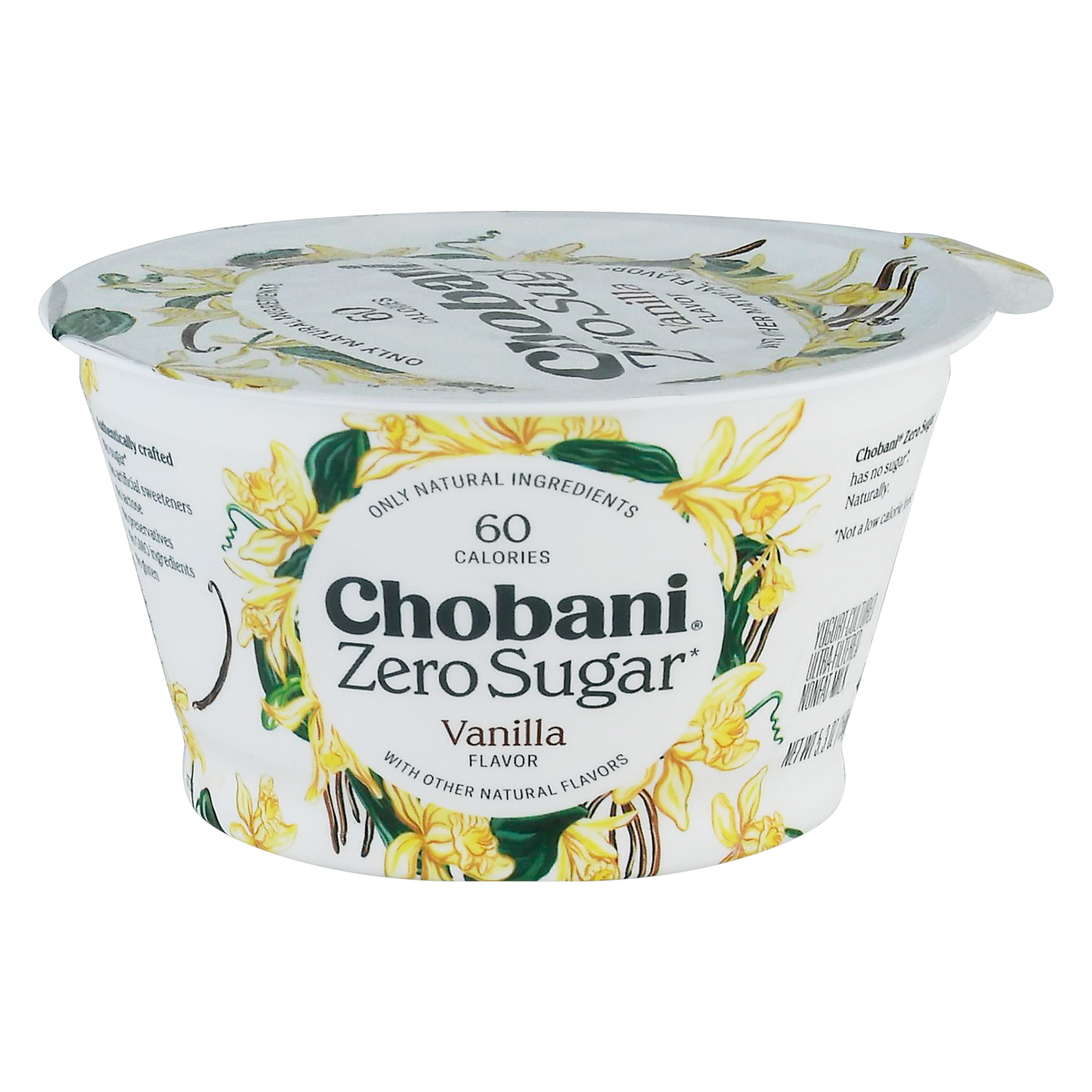 Chobani Zero Sugar Vanilla Flavor Yogurt