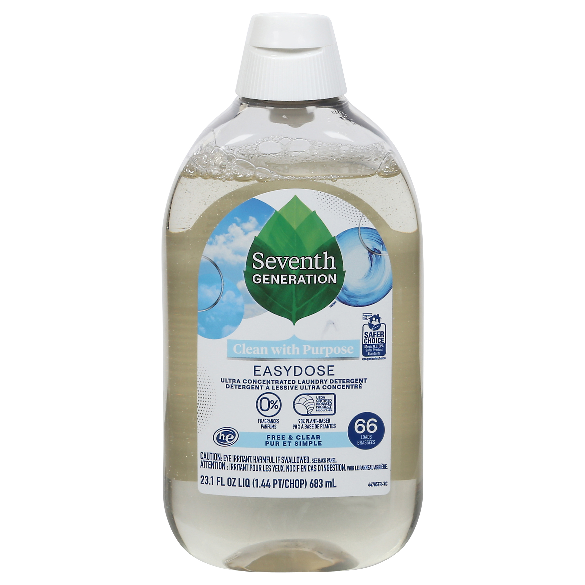 Seventh Generation Easy Dose Free & Clear Laundry Detergent