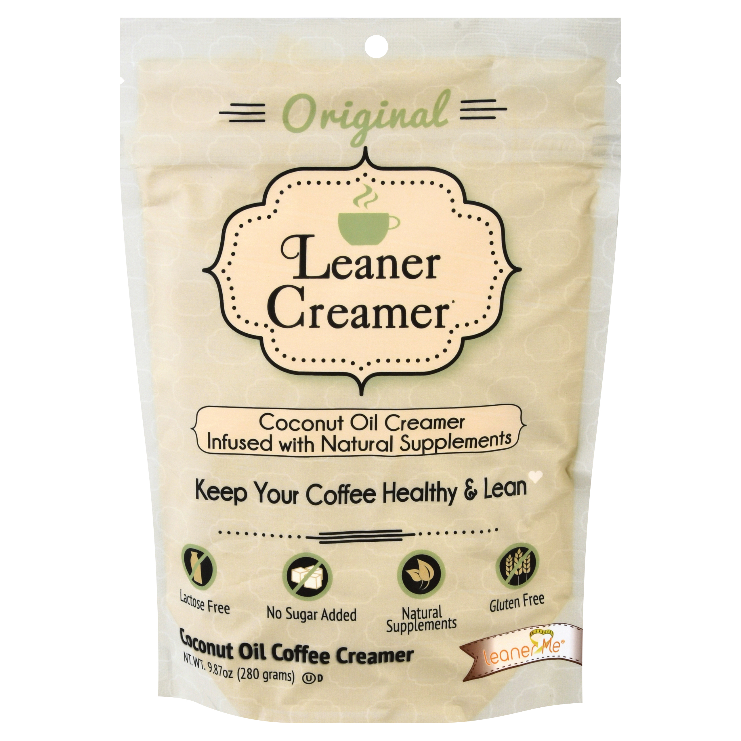 Leaner Creamer Original Coconut Oil Coffee Creamer