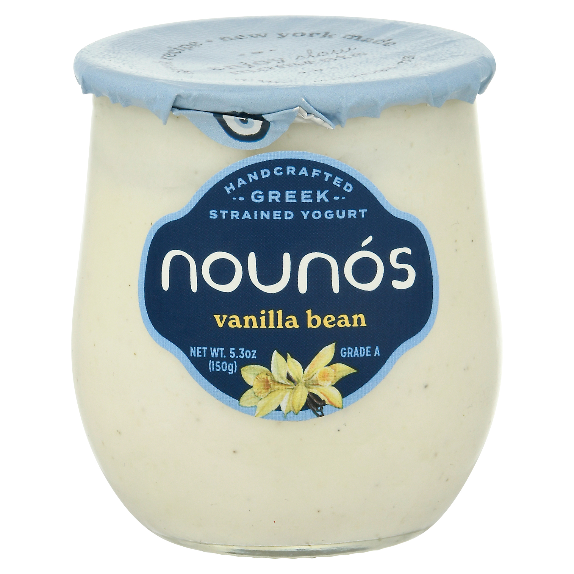 Nounos Strained Greek Vanilla Bean Yogurt