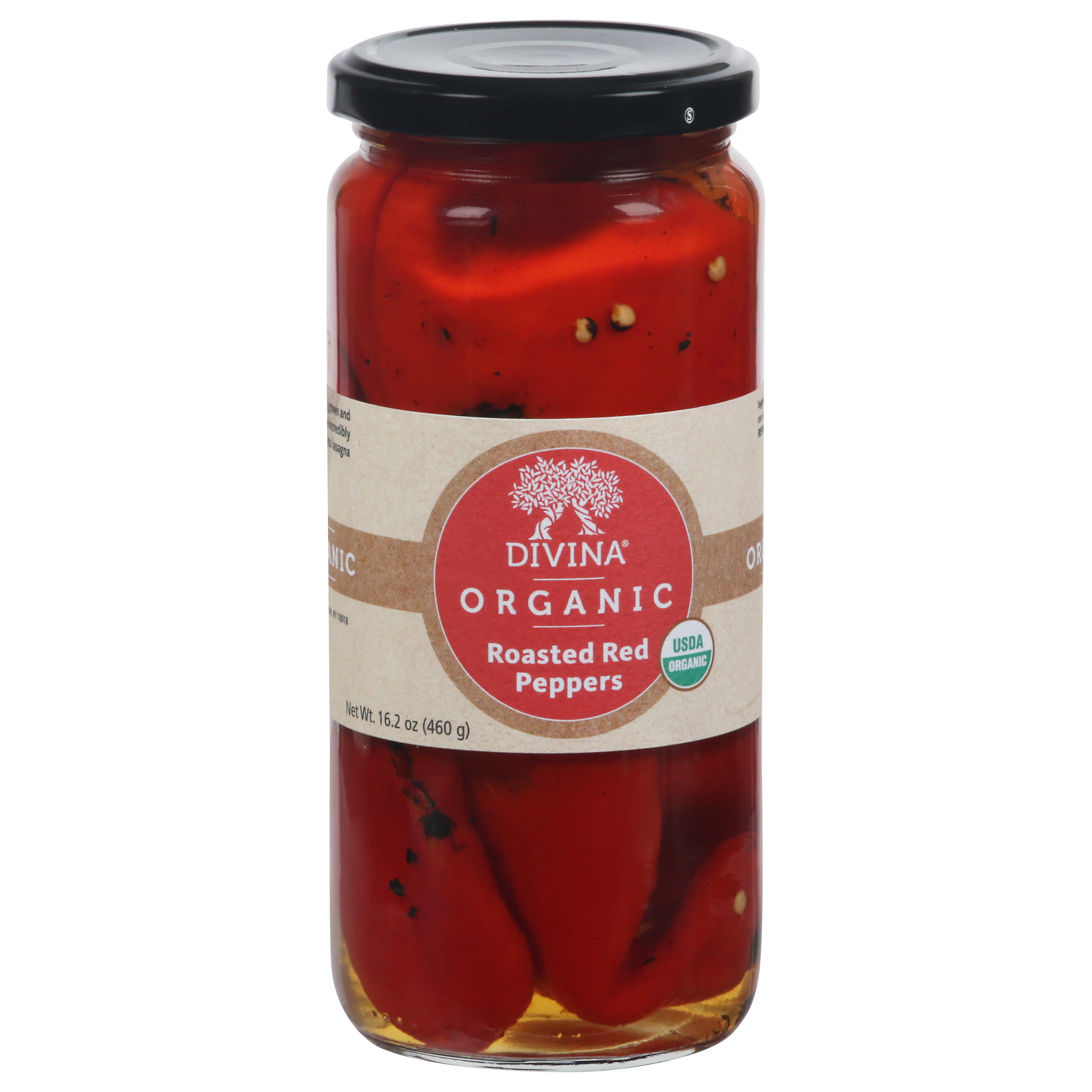 Divina Organic Roasted Red Peppers