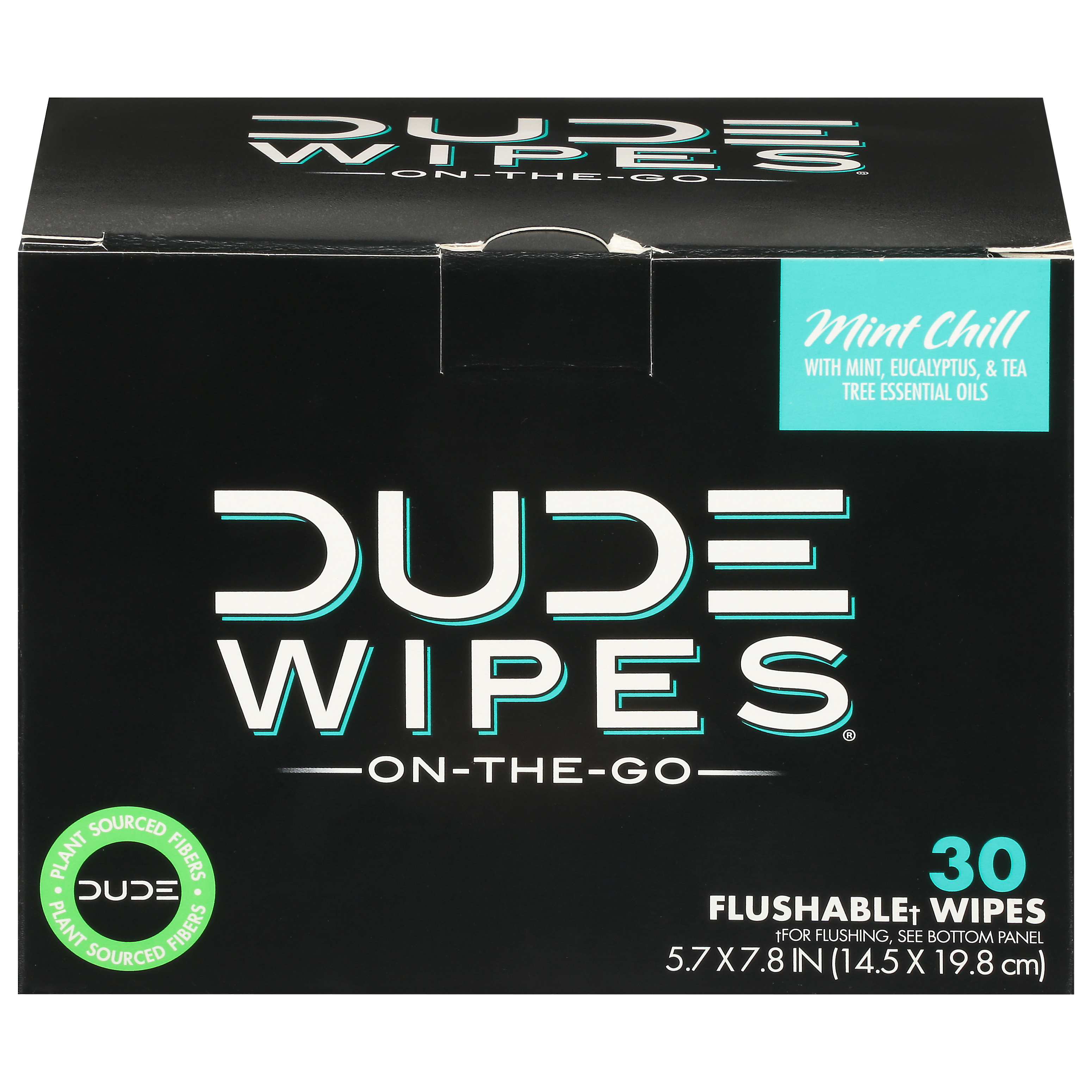 Dude Wipes On-The-Go Mint Chill Flushable Wipes