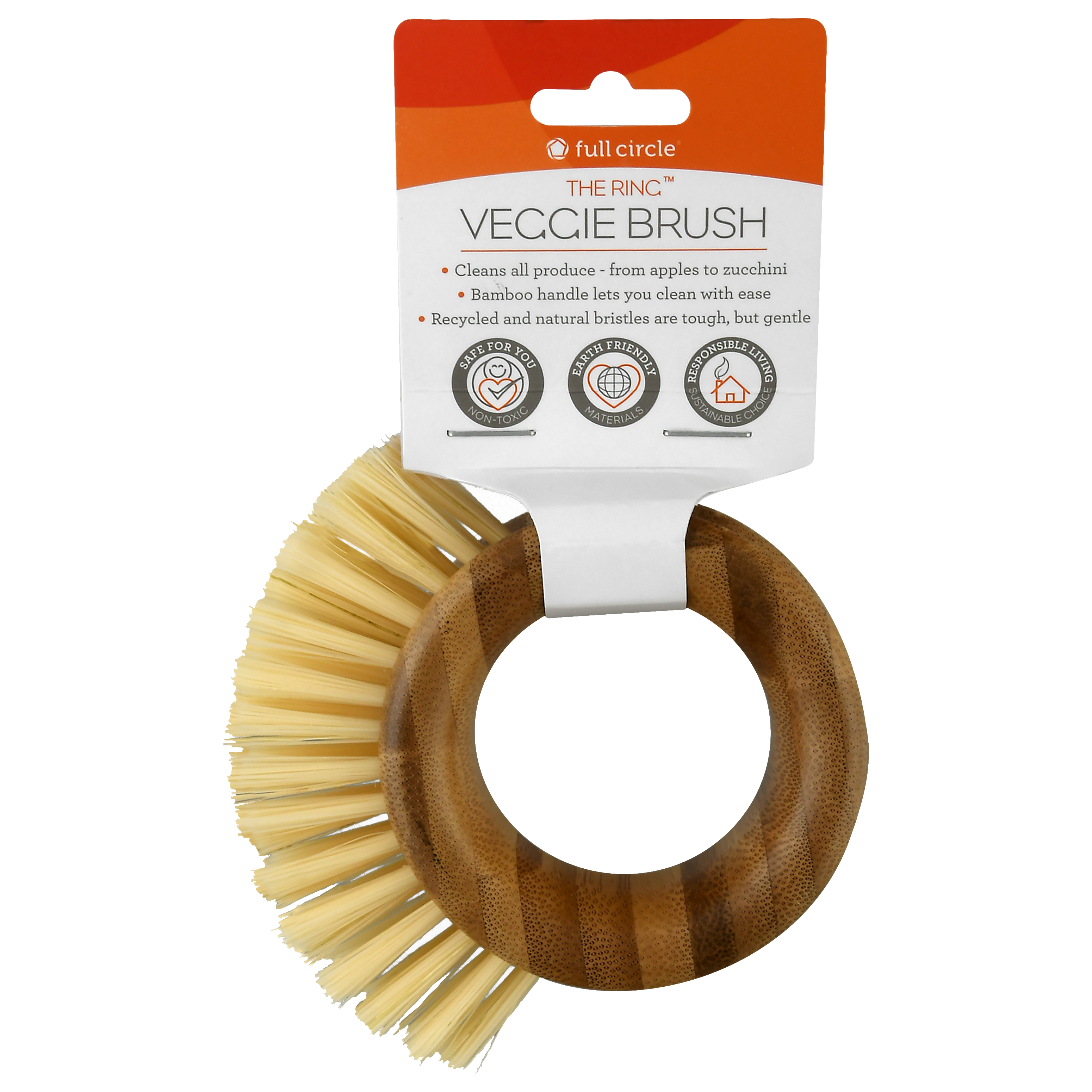 Full Circle The Ring Veggie Brush