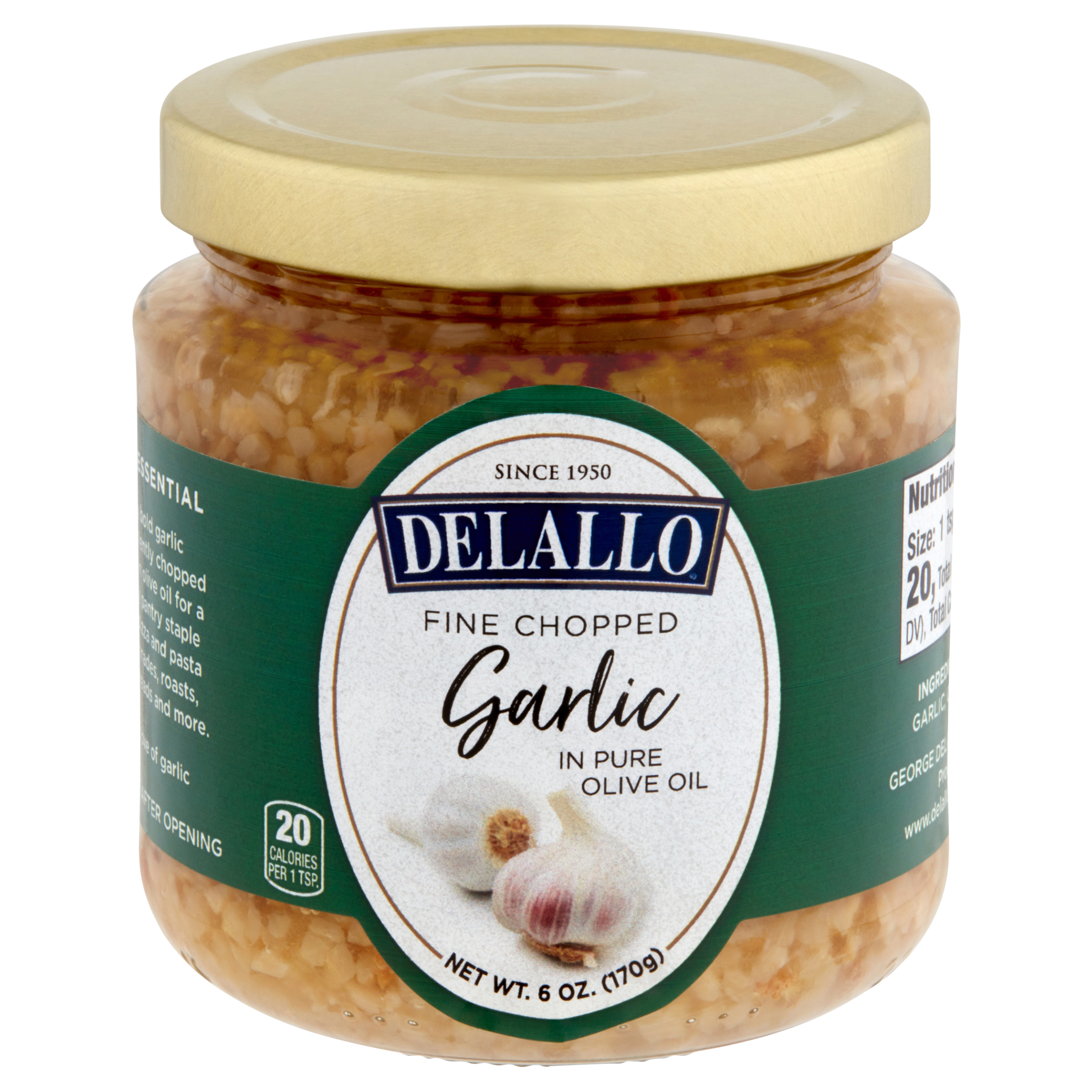 Delallo Fine Chopped Garlic