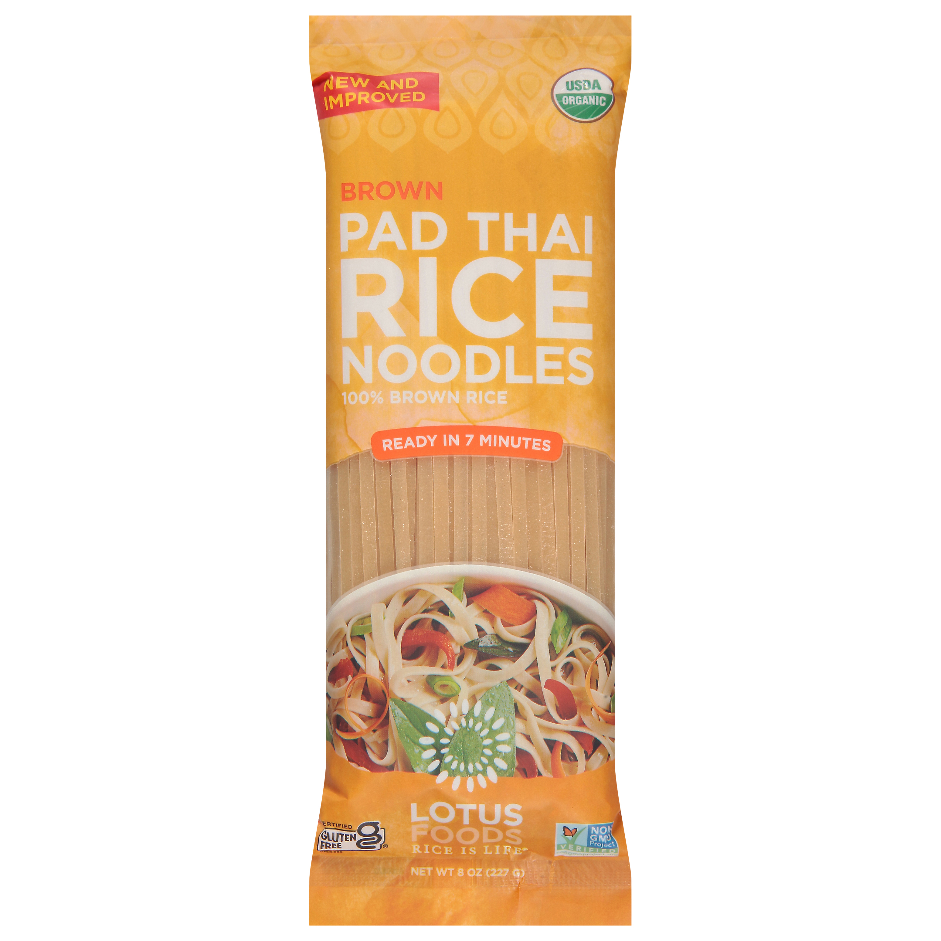 Lotus Foods Brown Pad Thai Rice Noodles