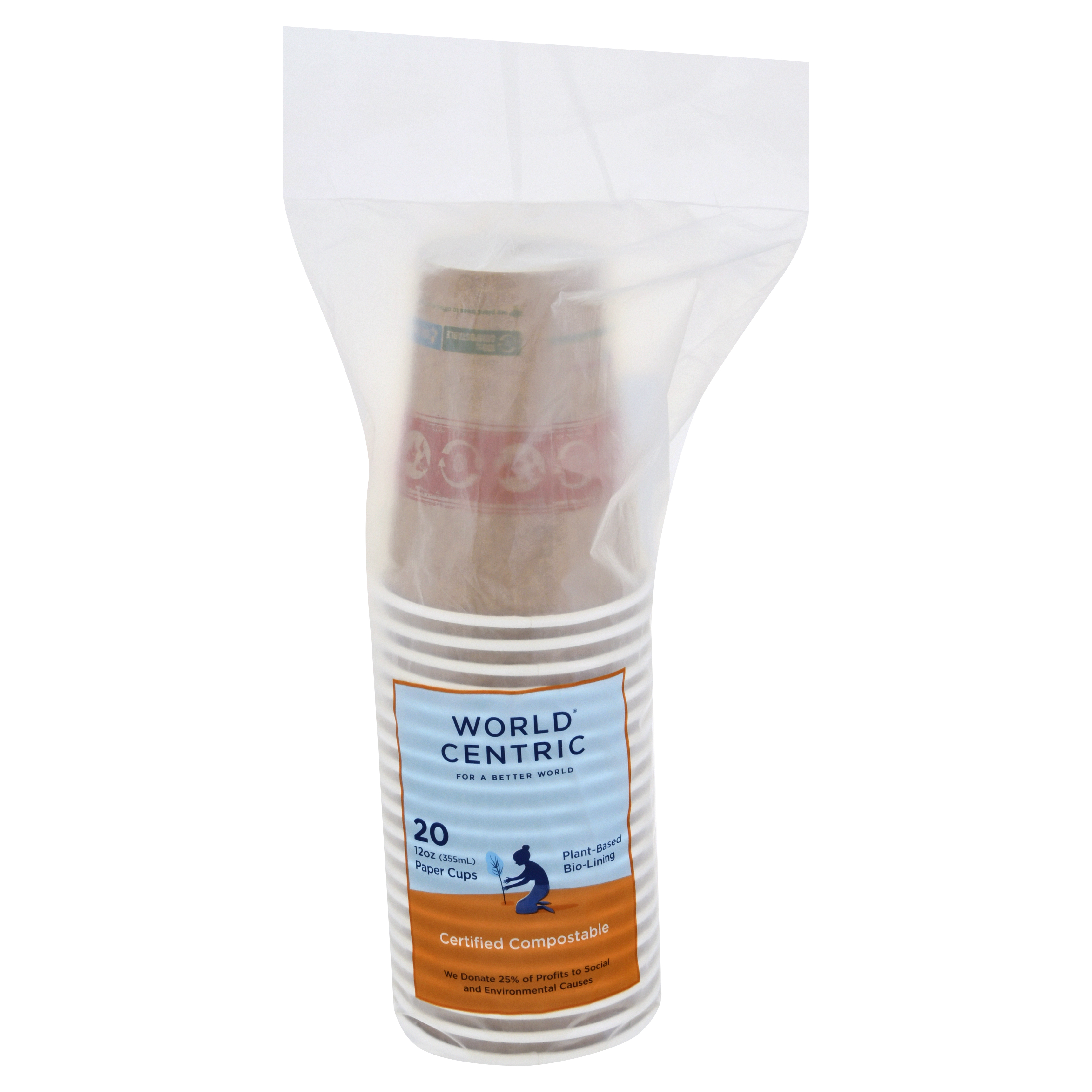 World Centric 12 Ounce Paper Cups