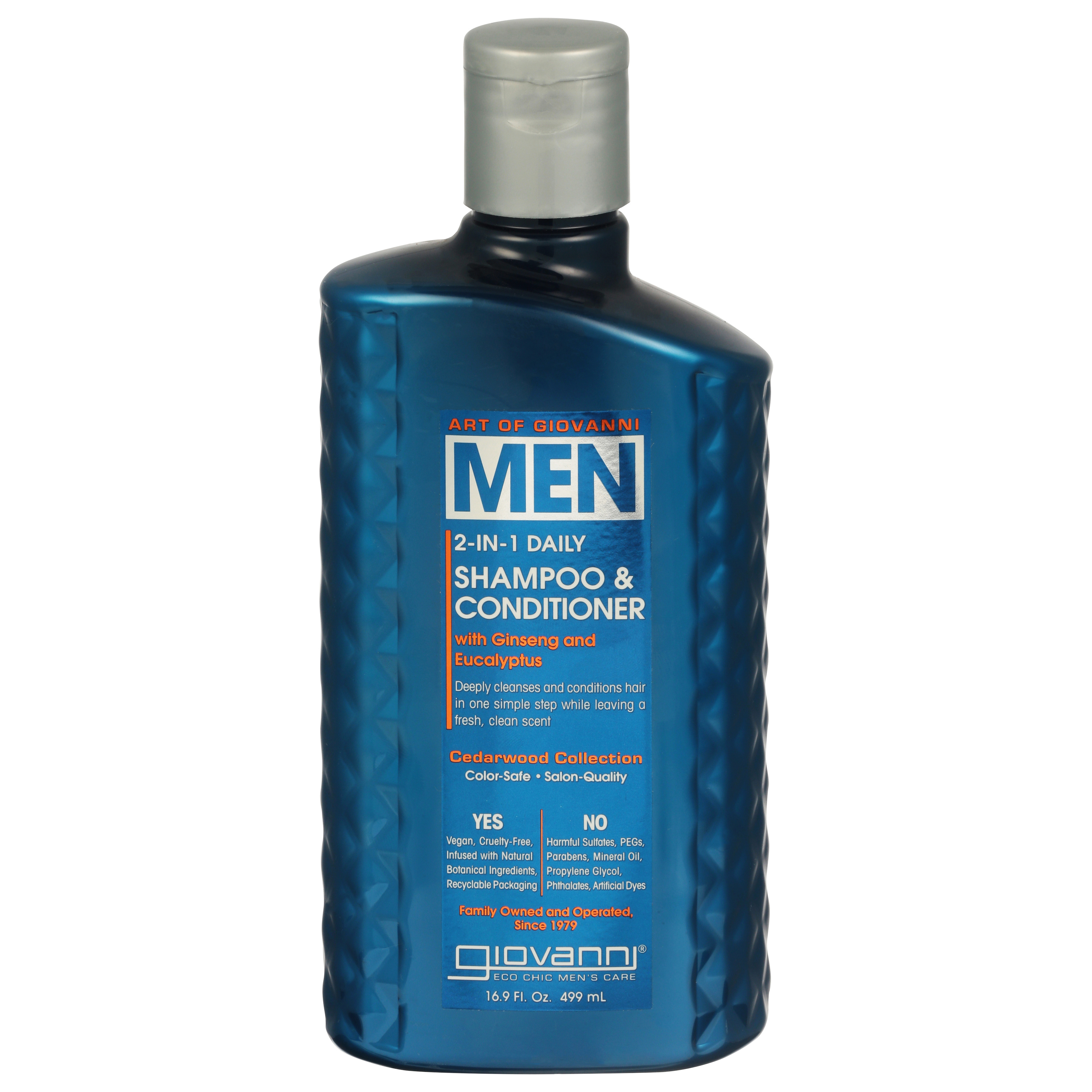 Giovanni 2-in-1 Daily Men Cedar Wood Collection Shampoo & Conditioner