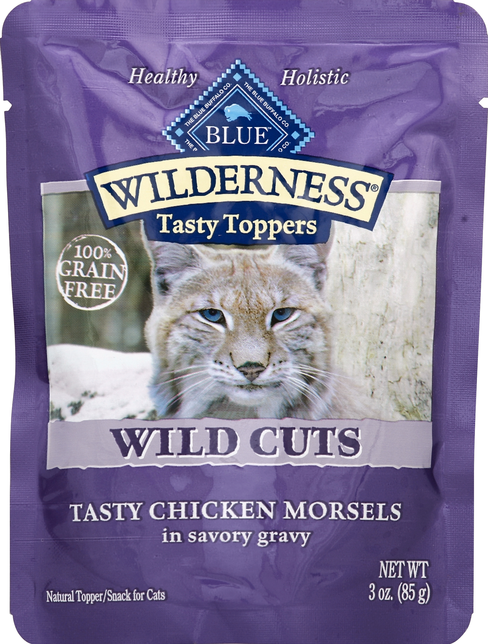 Blue Topper/Snack for Cats 3 oz