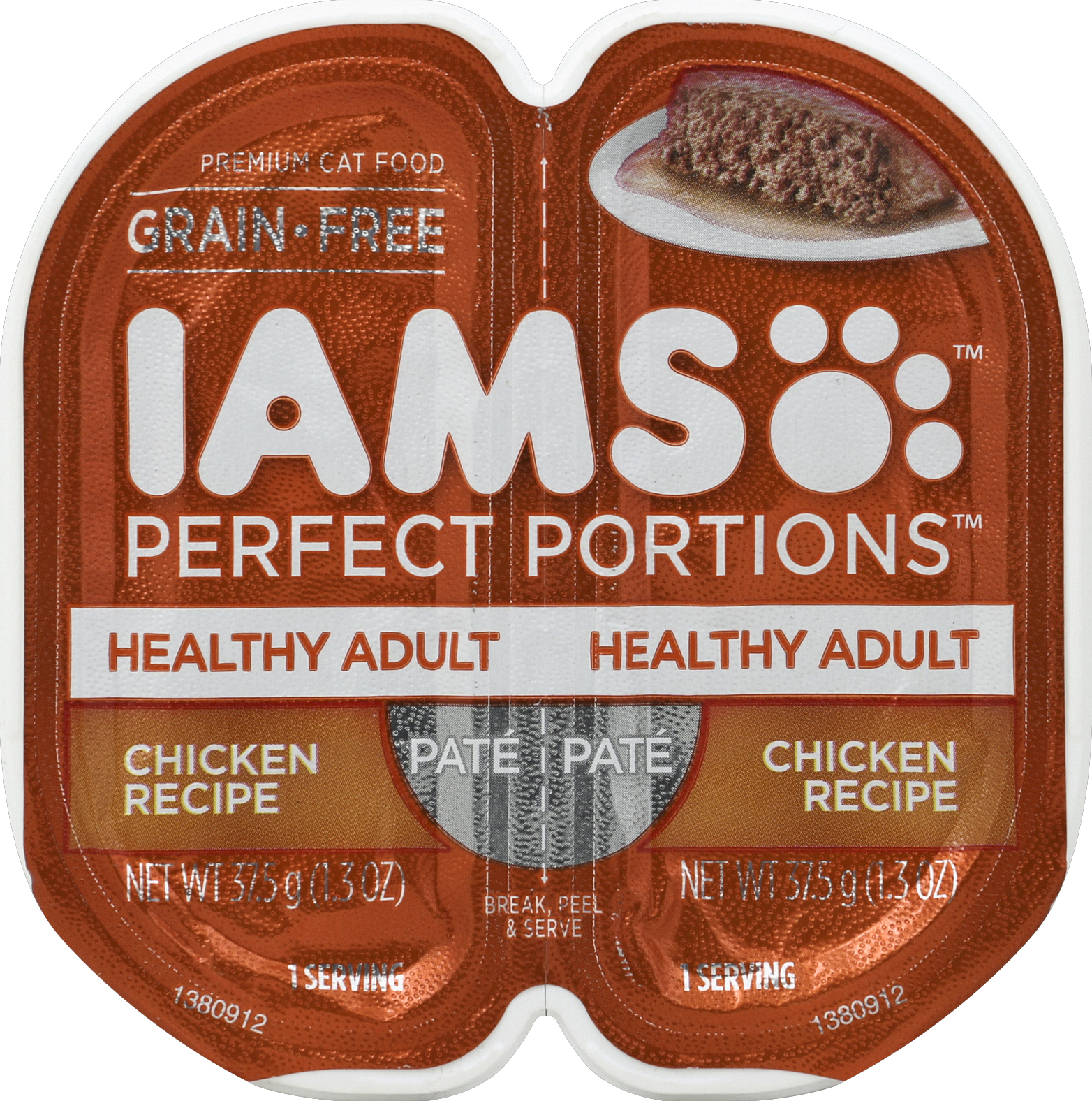 Iams perfect 2025 portions chicken