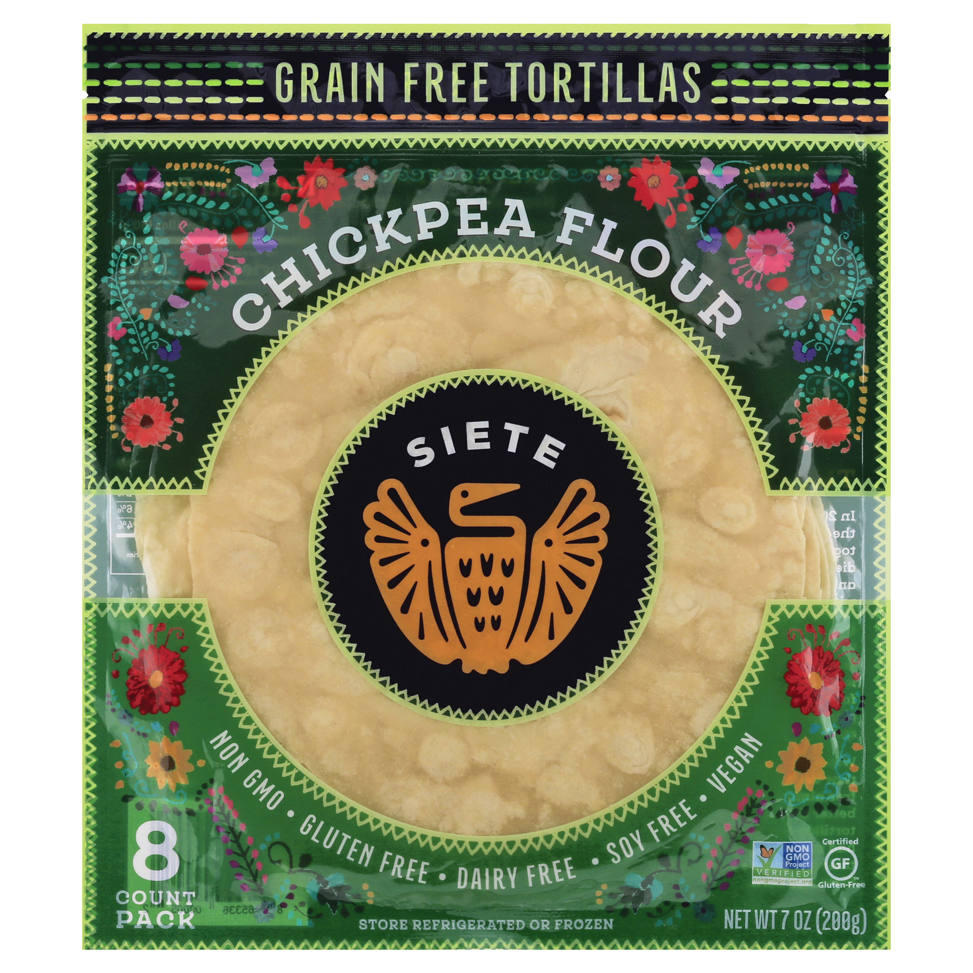 Siete Chickpea Flour Grain Free Tortillas