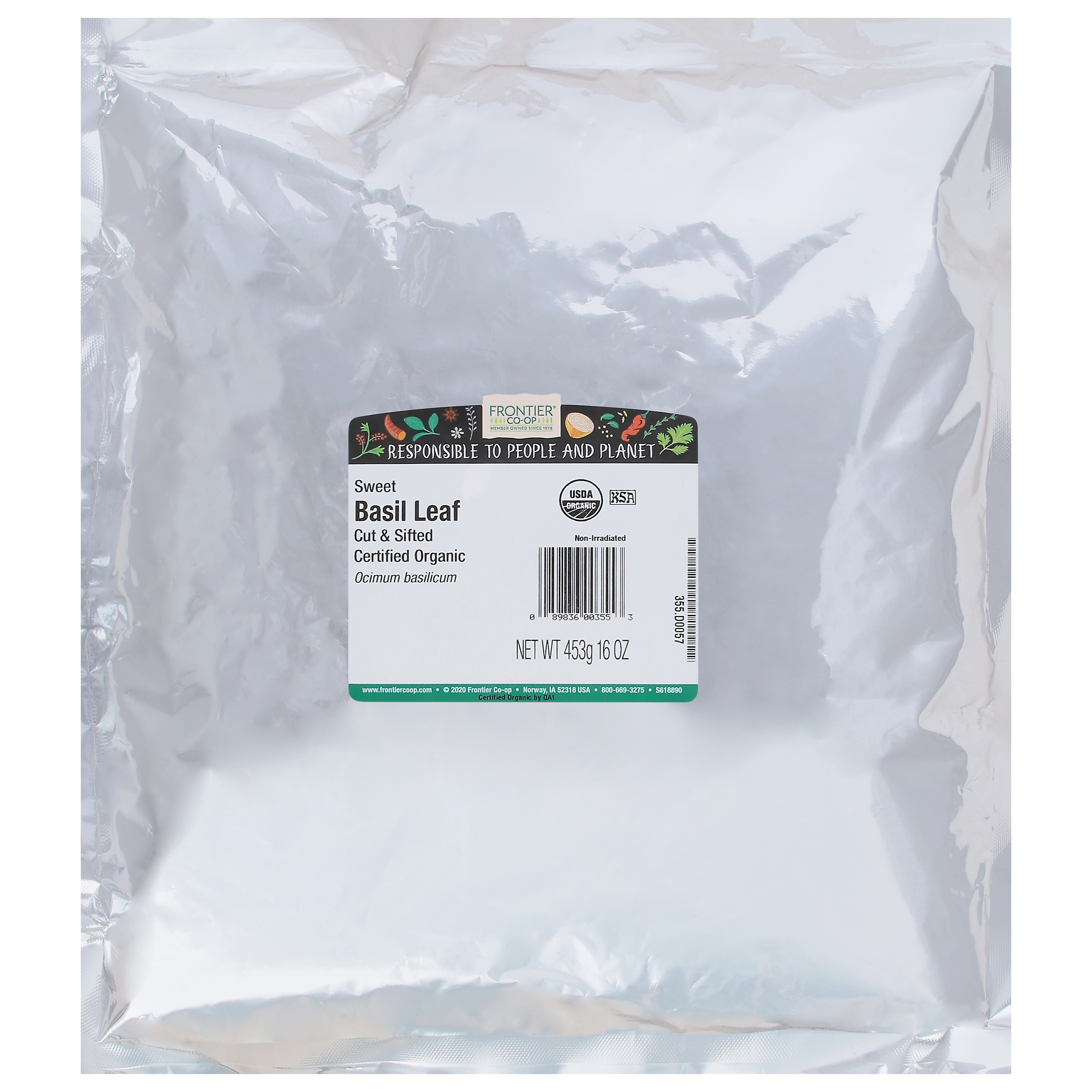 Frontier Co-op Cut & Sifted Sweet Basil Leaf