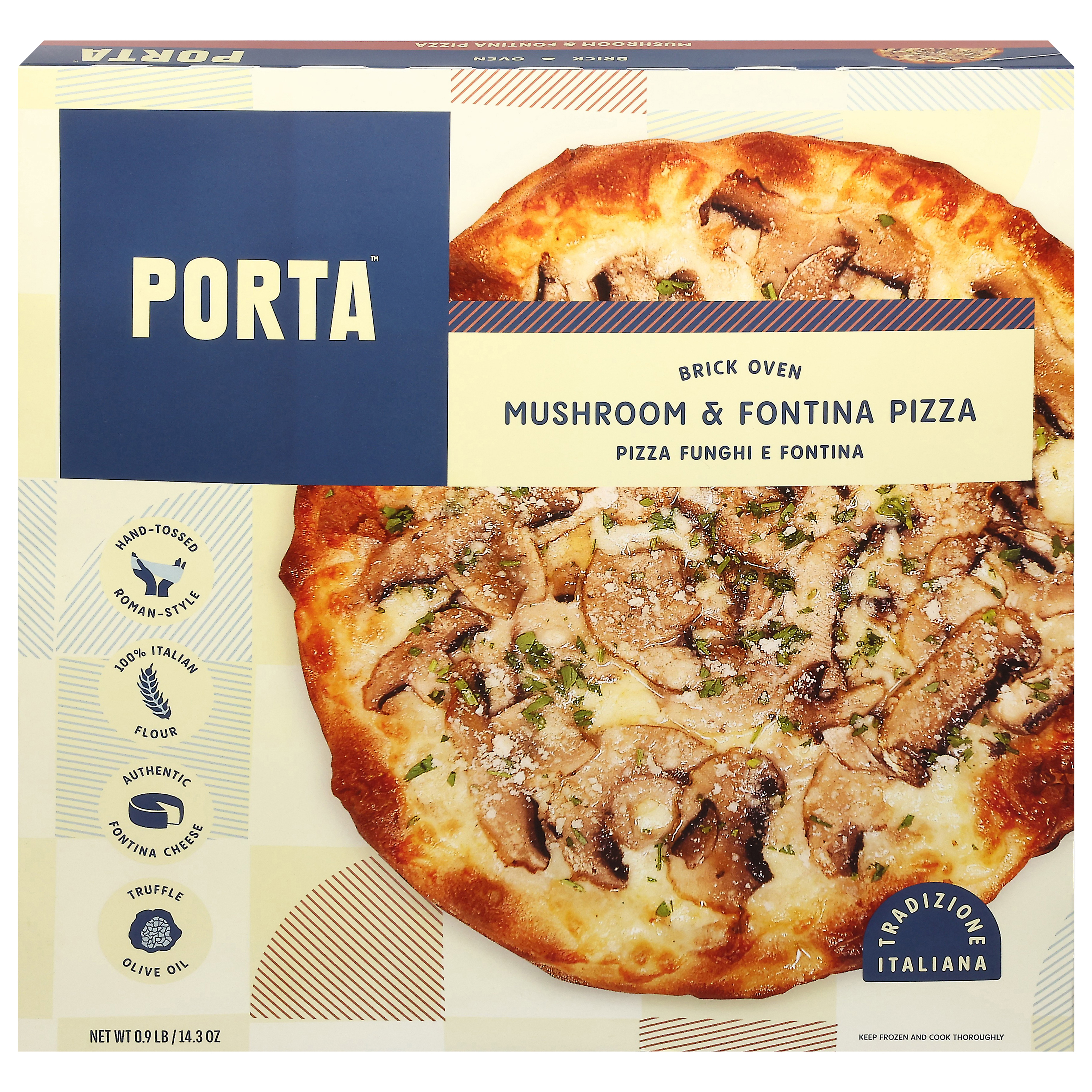 Porta Brick Oven Mushroom & Fontina Pizza