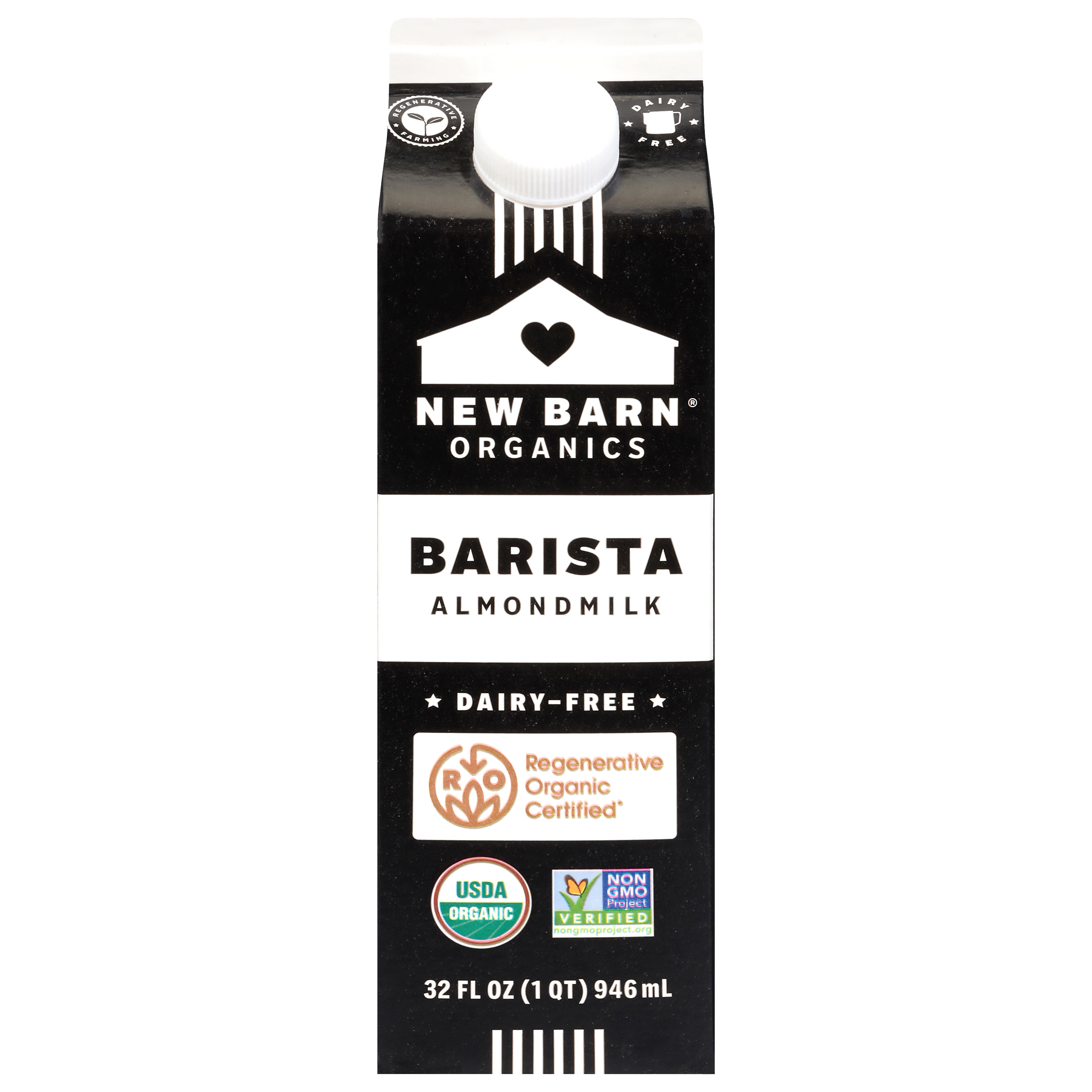 New Barn Organics Barista Almondmilk