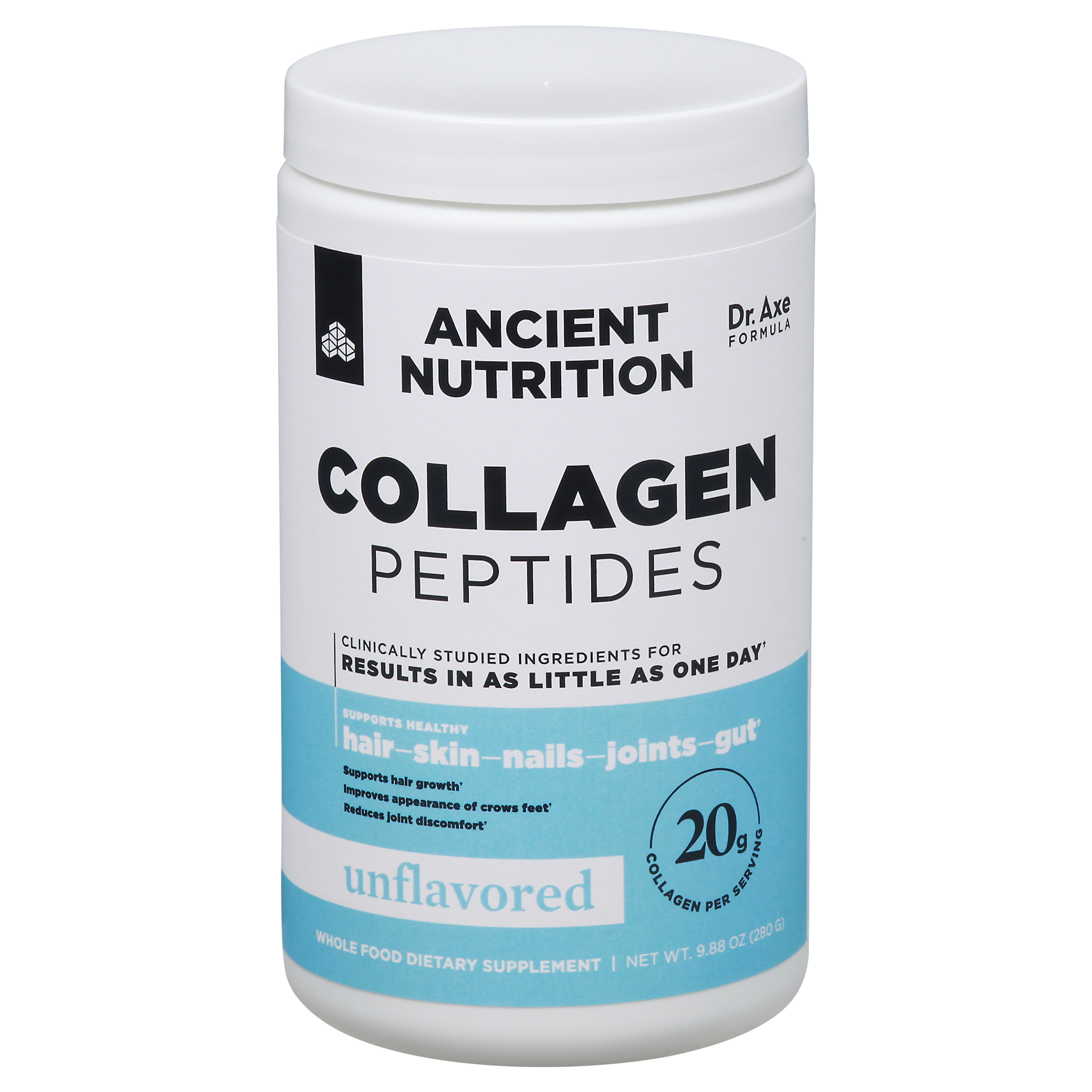 Ancient Nutrition Dr. Axe Formula Unflavored Collagen Peptides