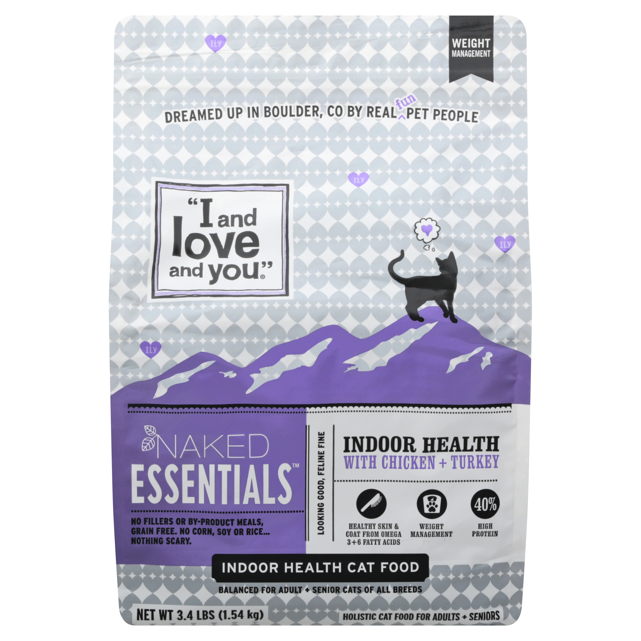 I And Love And You Naked Essentials Indoor Health with Chicken + Turkey Cat Food