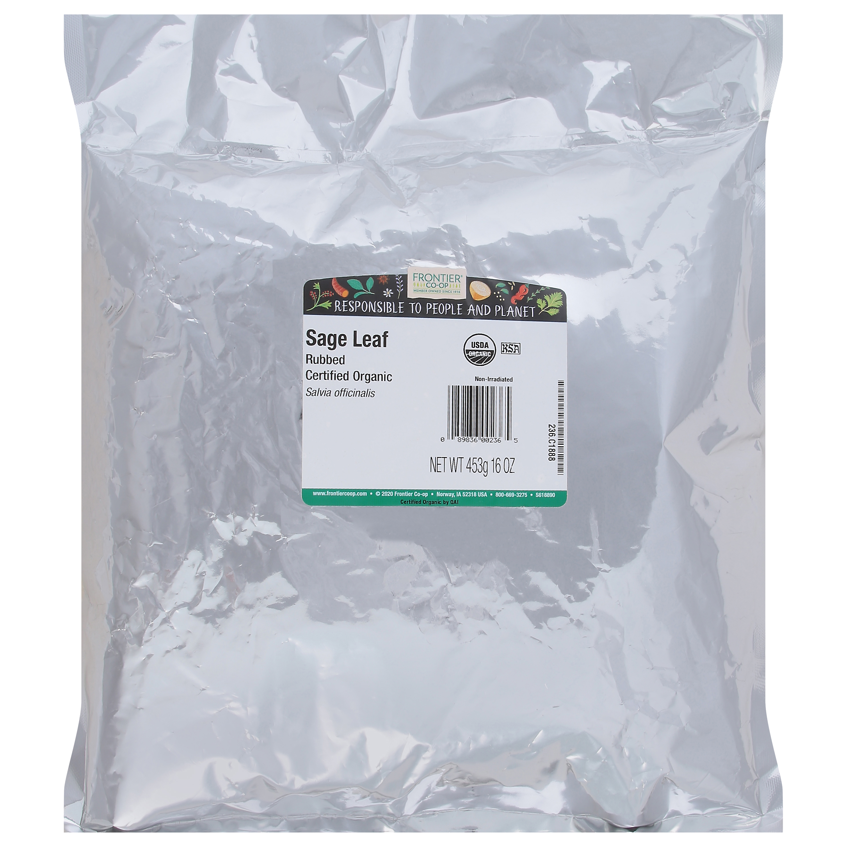 Frontier Co-op Rubbed Sage Leaf