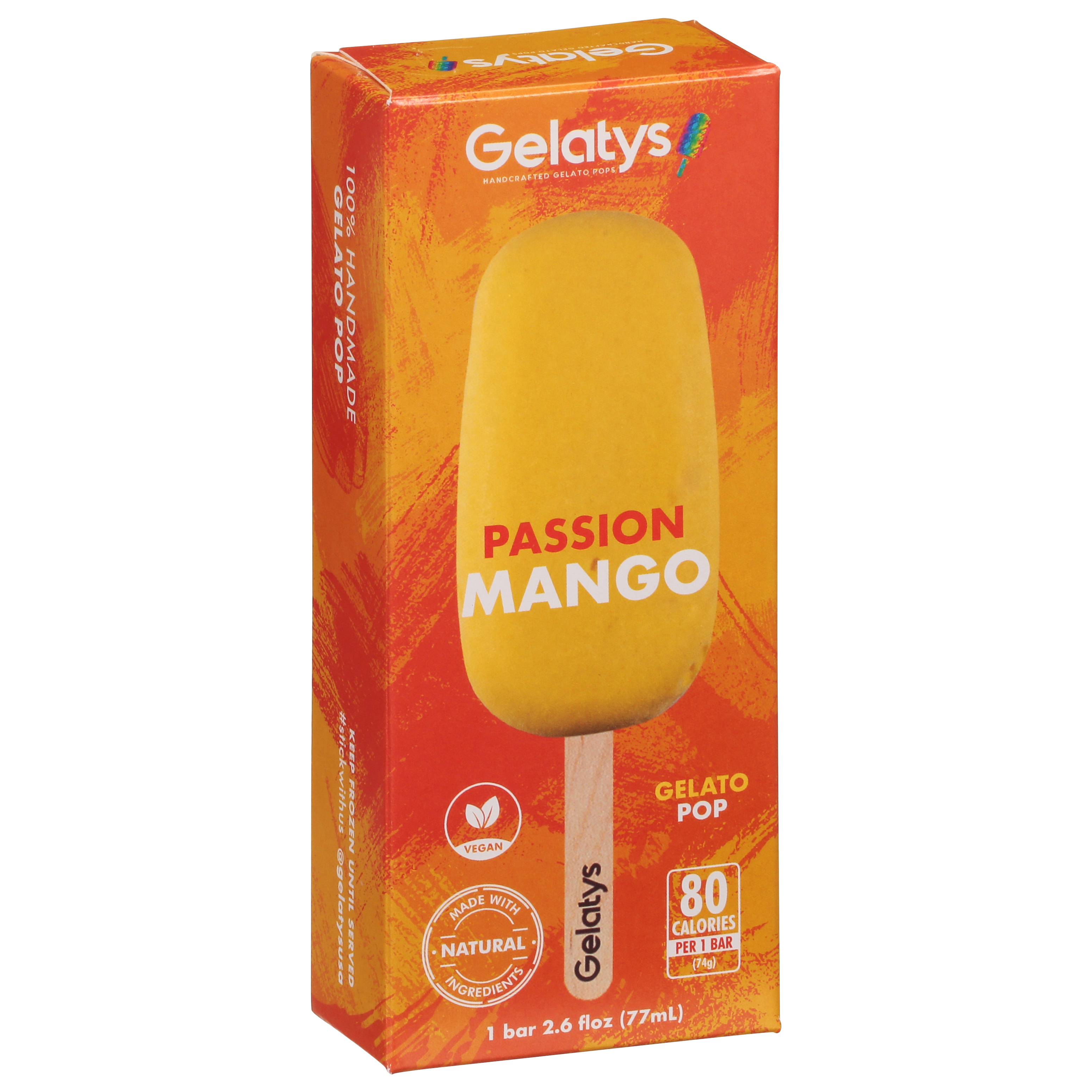 Gelatys Passion Mango Gelato Pop