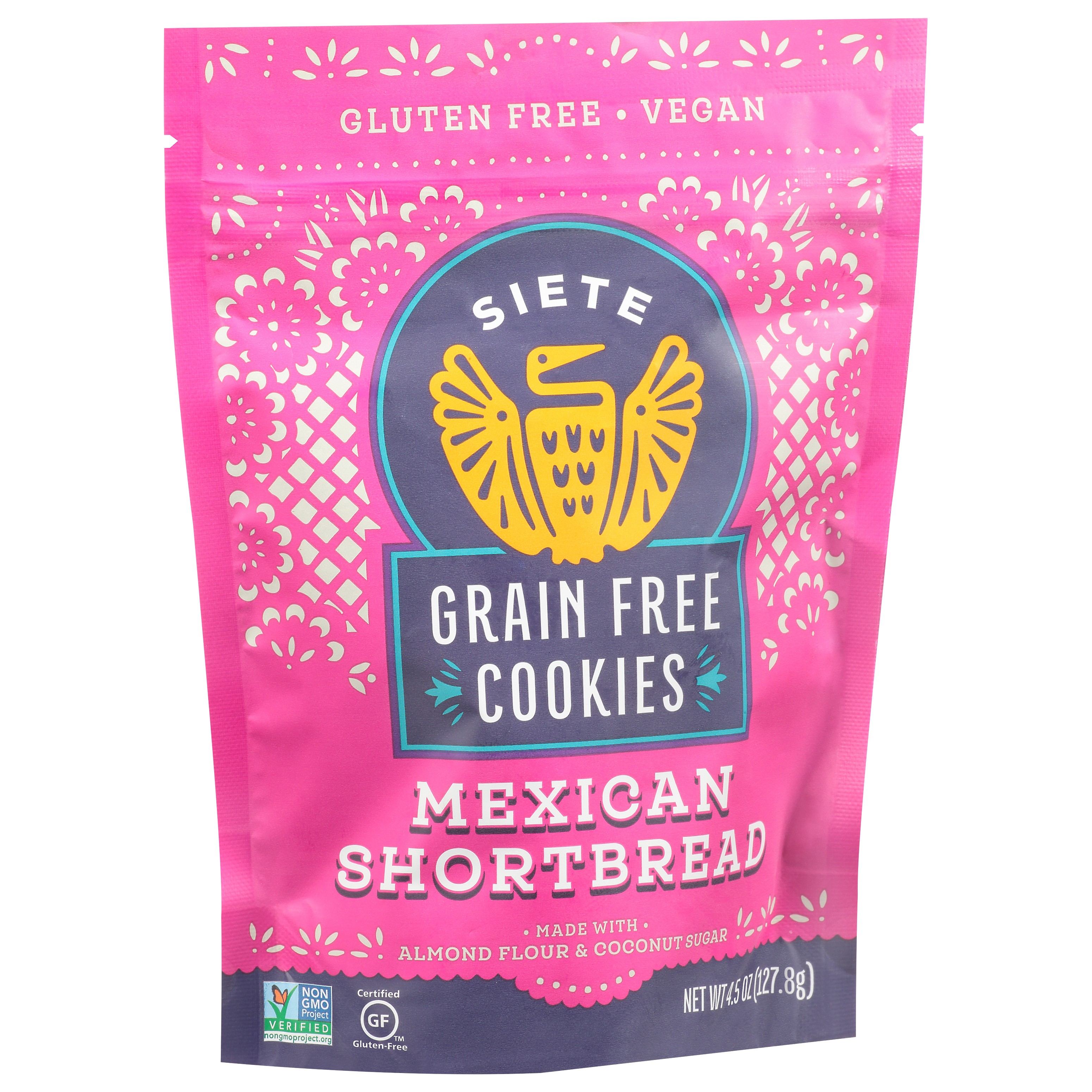 Siete Grain Free Mexican Shortbread Cookies 4.5 oz Pouch