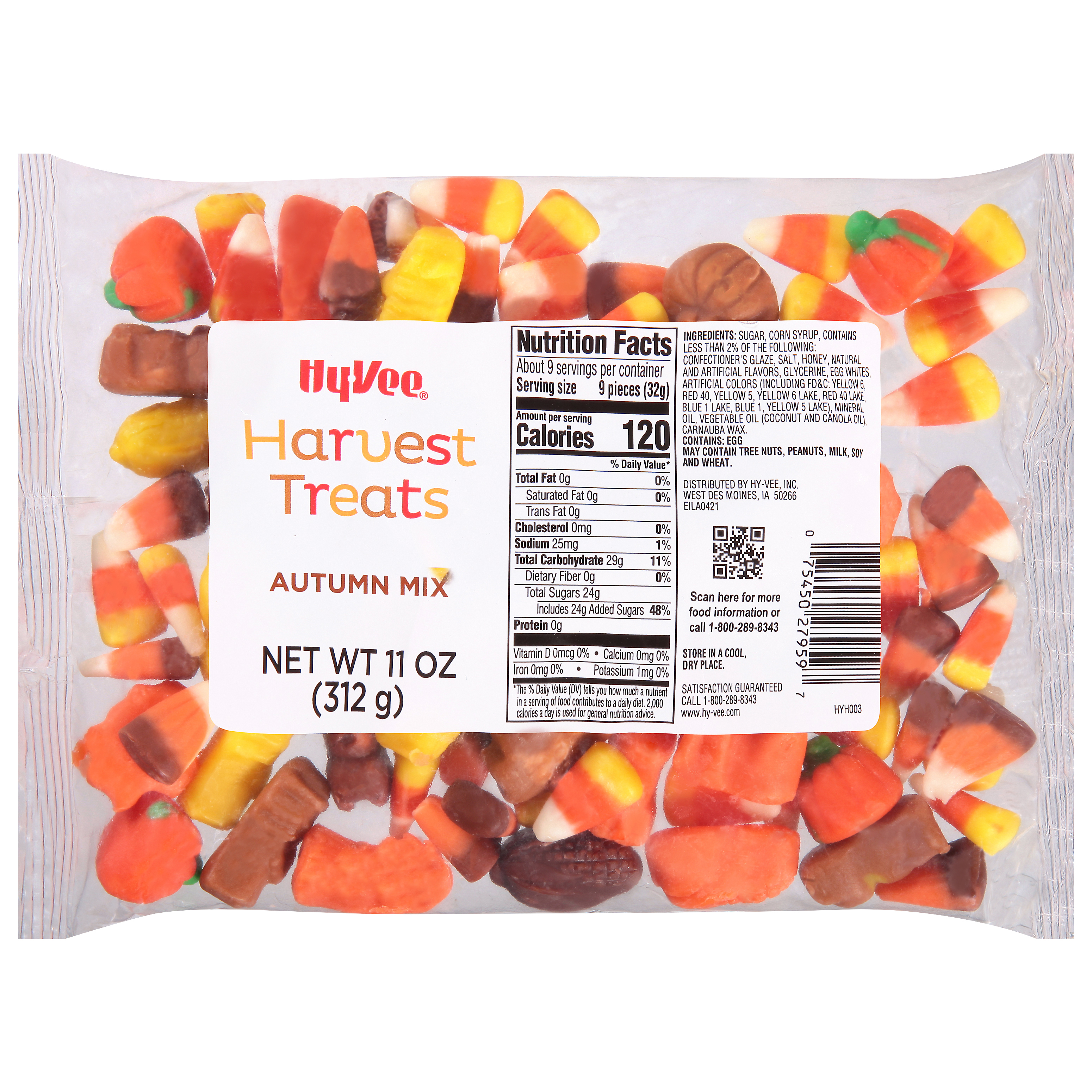 Hy-Vee Autumn Mix Harvest Treats 11 oz