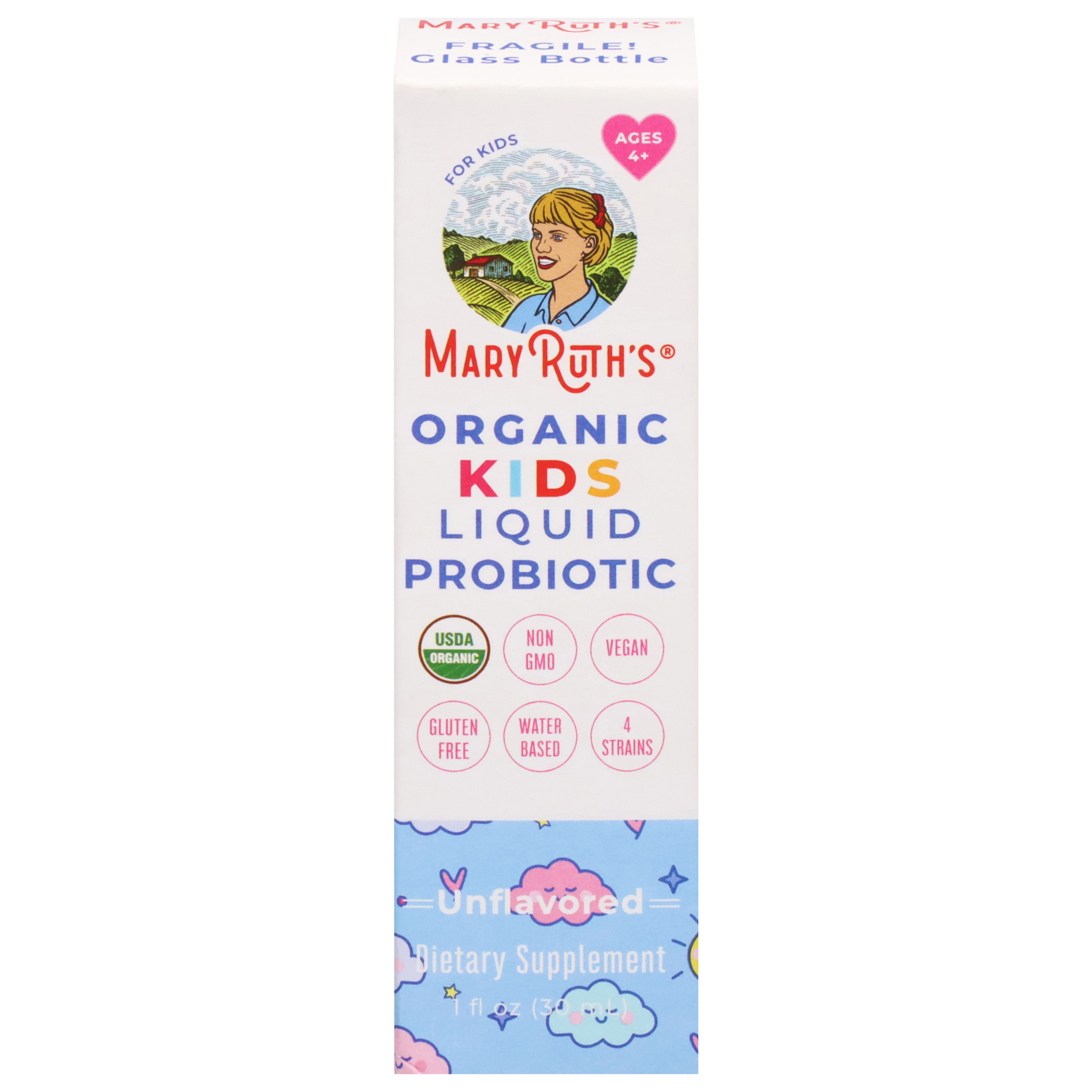 MaryRuth's Kids Organic Unflavored Liquid Probiotic