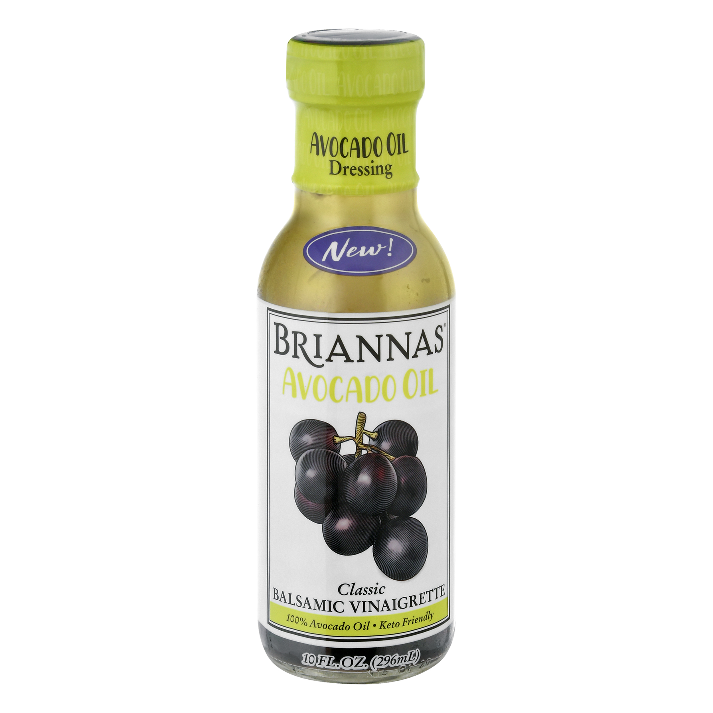 Briannas Classic Balsamic Vinaigrette Avocado Oil Dressing