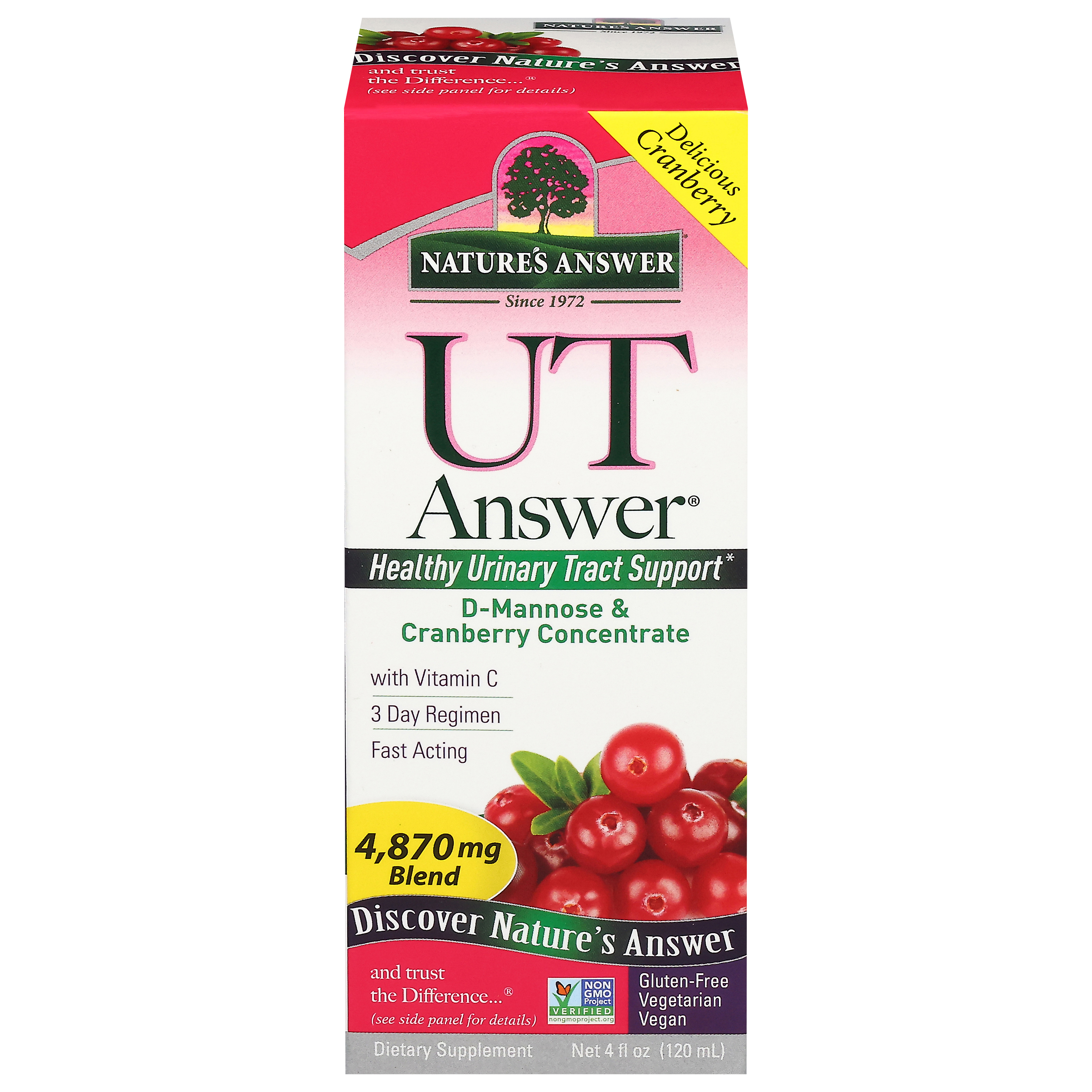 Nature's Answer 4,870 mg Delicious Cranberry UT Answer
