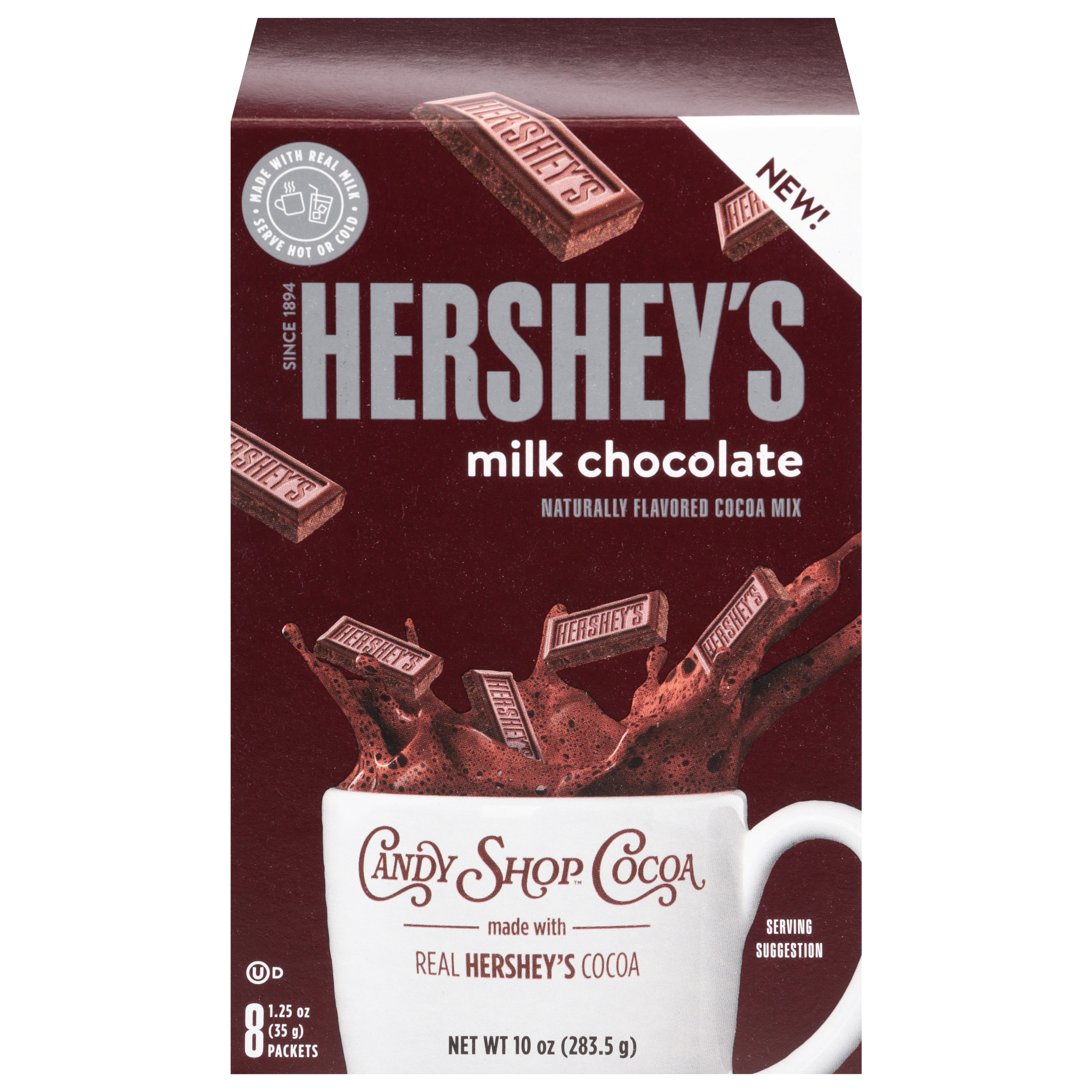 Hershey's Milk Chocolate Cocoa Mix 8 - 1.25 oz Packets