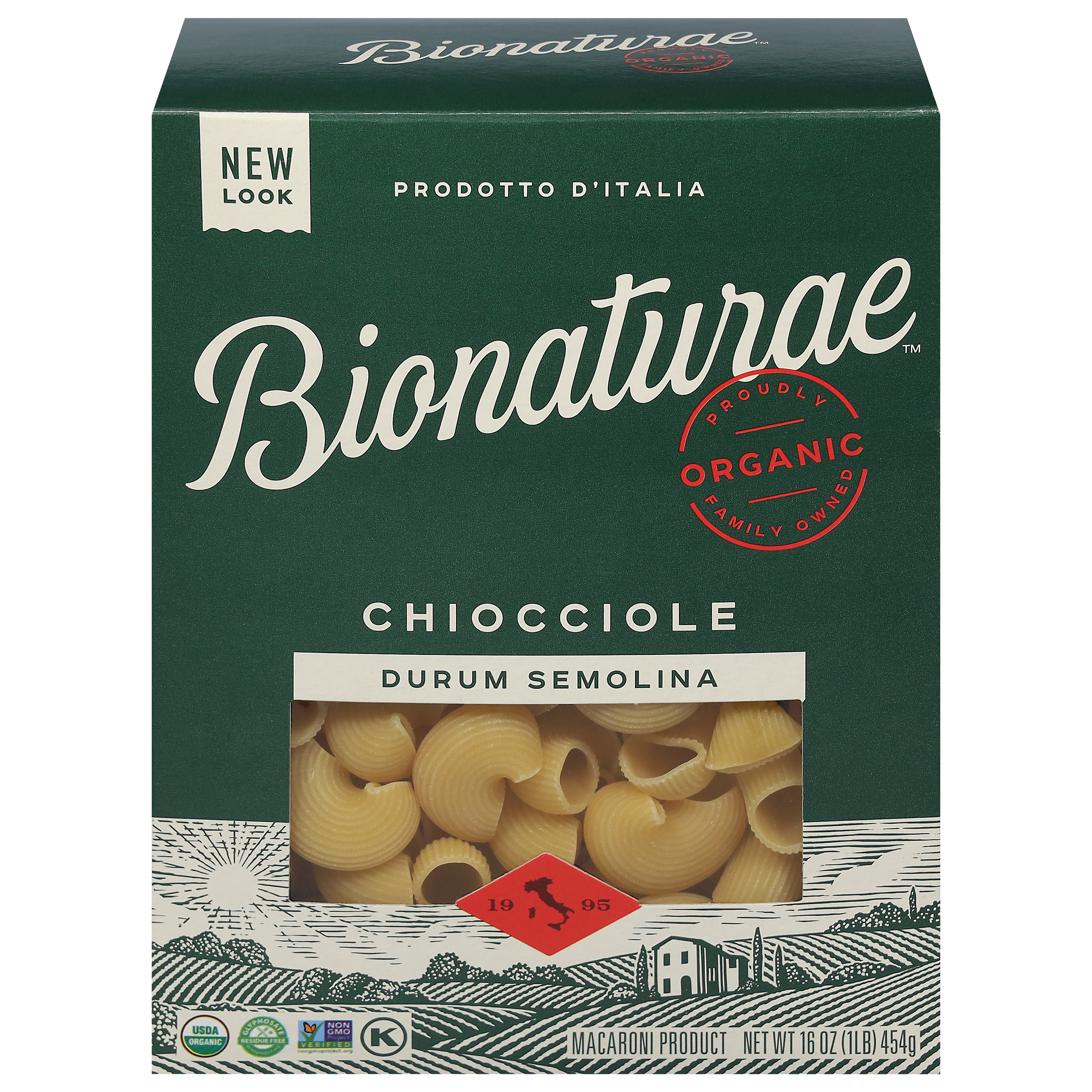 Bionaturae 100% Organic Durum Semolina Chiocciole