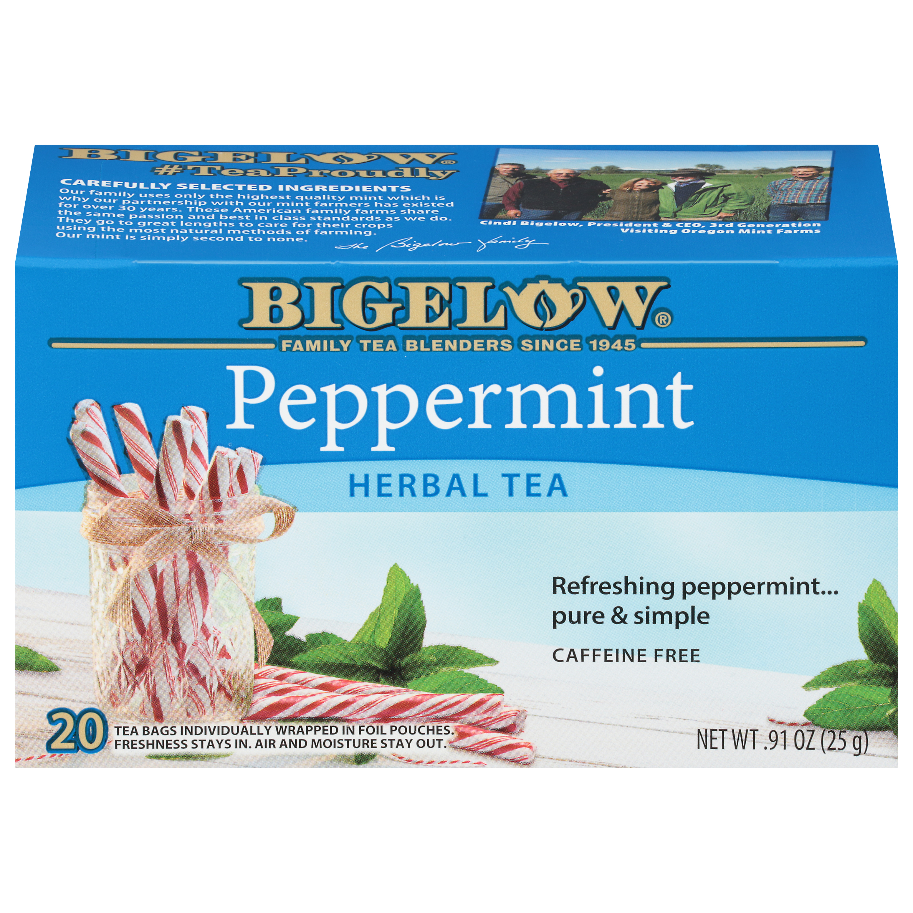 Bigelow Tea Bags Peppermint Herbal Tea