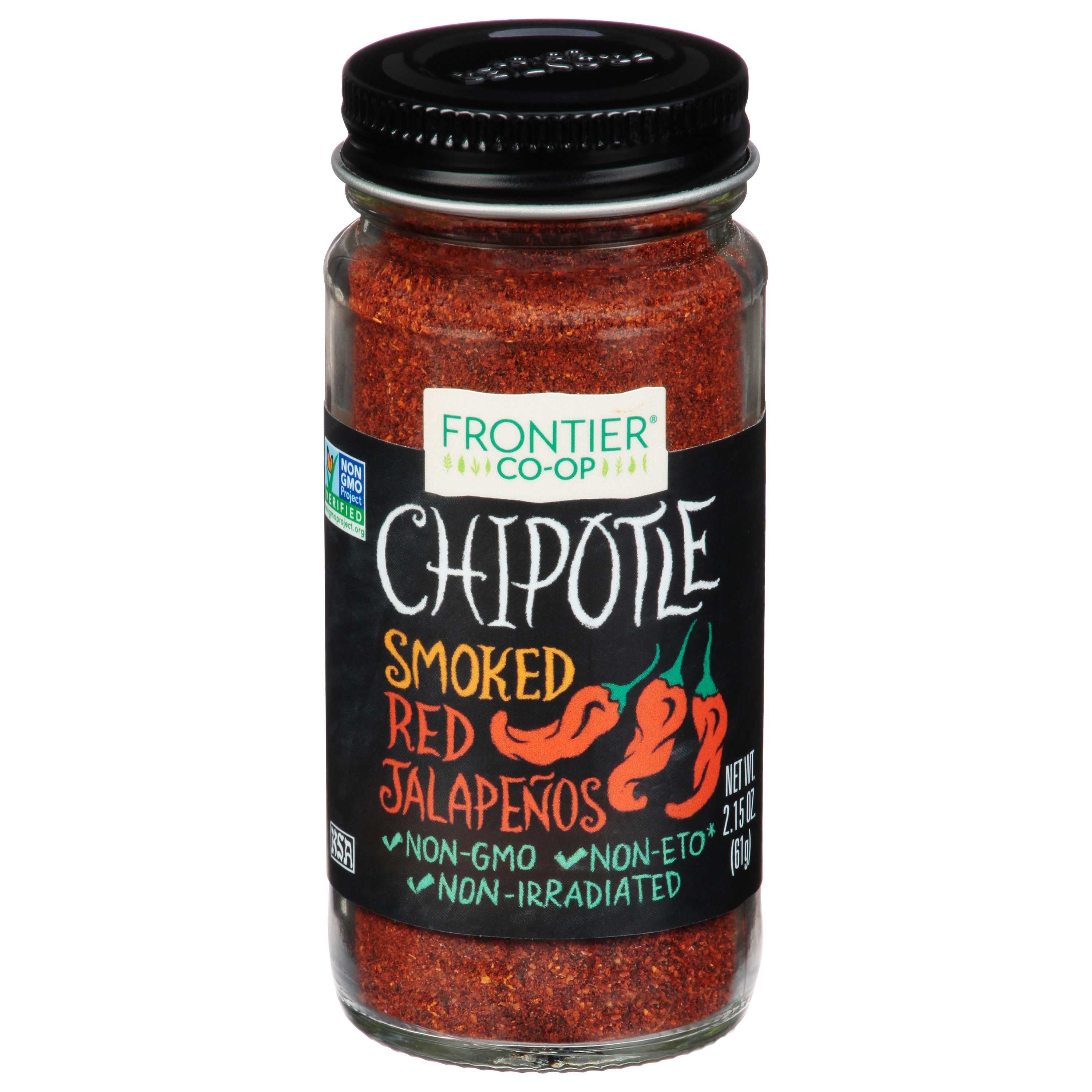 Frontier Co-op Smoked Red Jalapenos Chipotle