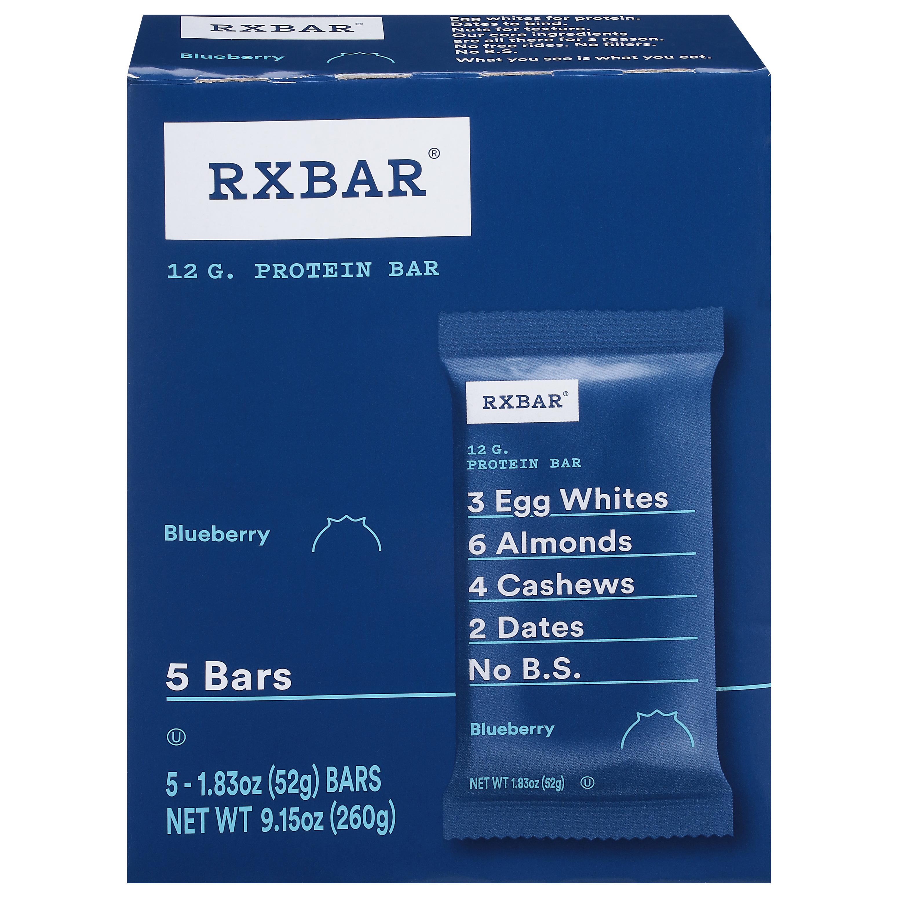 Rxbar Blueberry Protein Bars