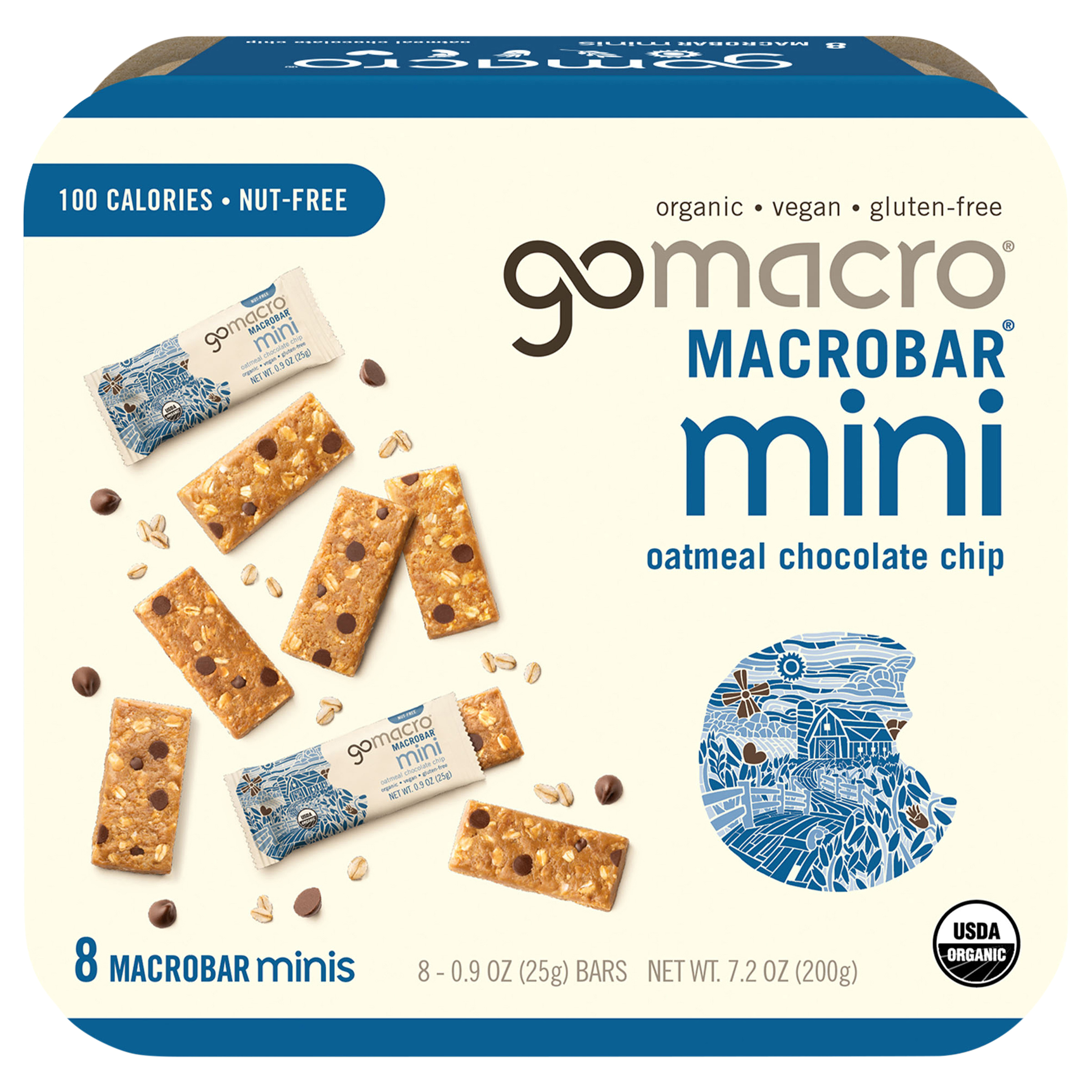 Oatmeal Chocolate Chip MacroBar Mini 8ct Multipack