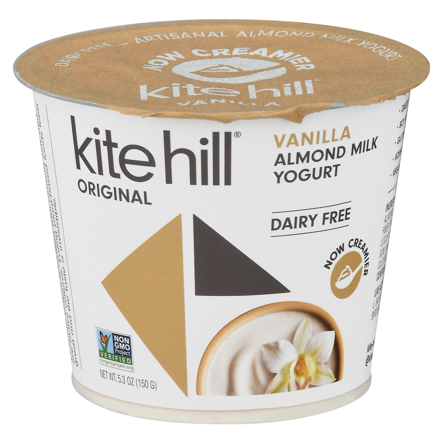 Kite Hill Original Dairy Free Vanilla Almond Milk Yogurt
