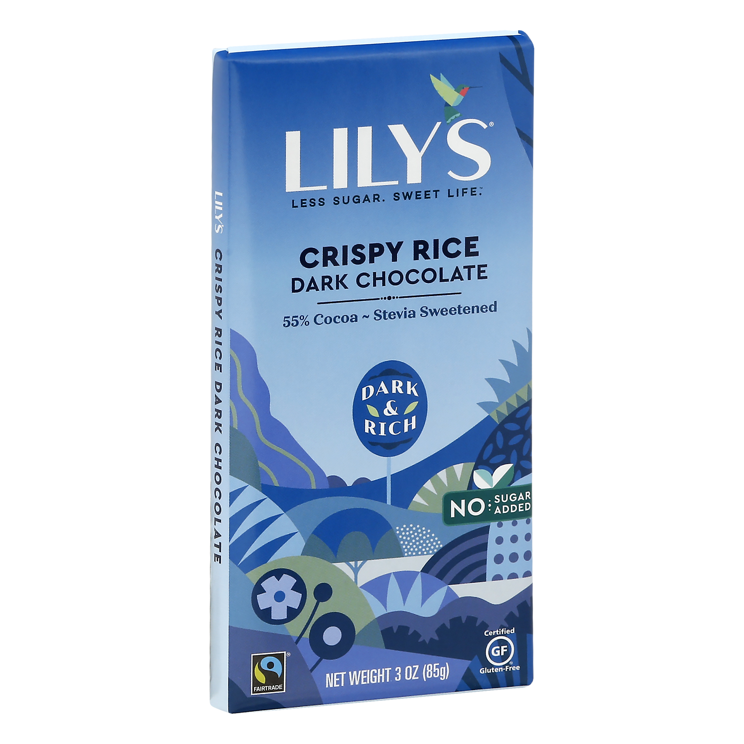 Lilys 55% Cocoa Crispy Rice Dark Chocolate