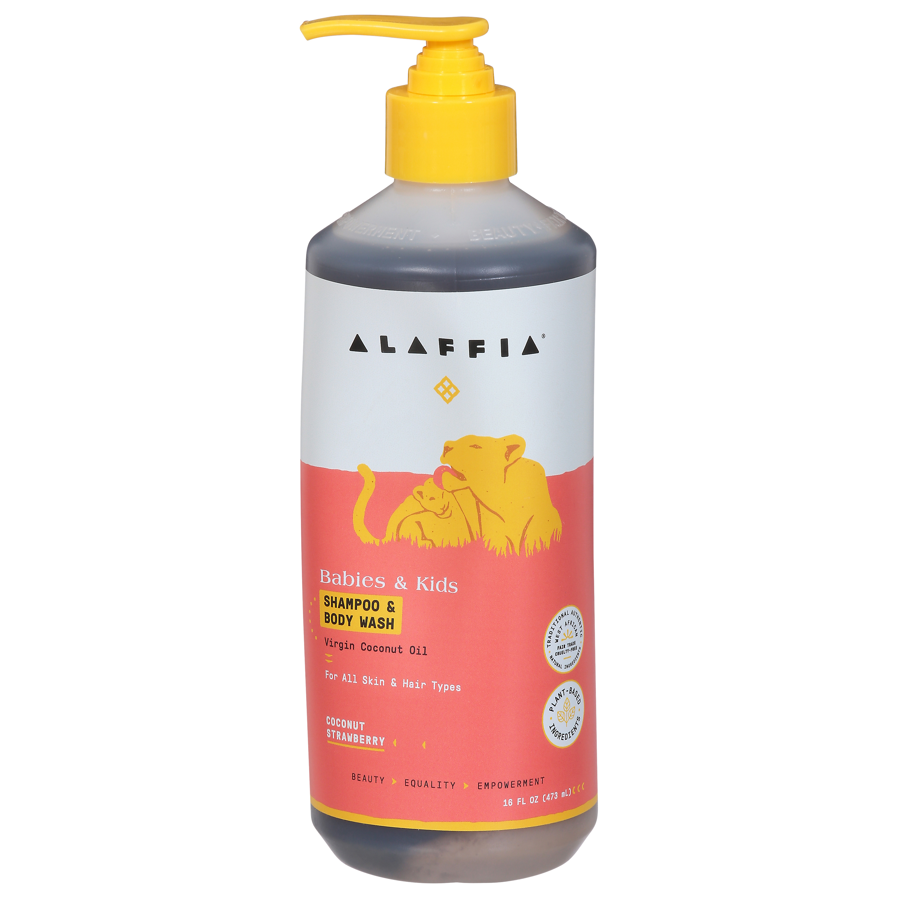 Alaffia Babies & Kids Coconut Strawberry Shampoo & Body Wash