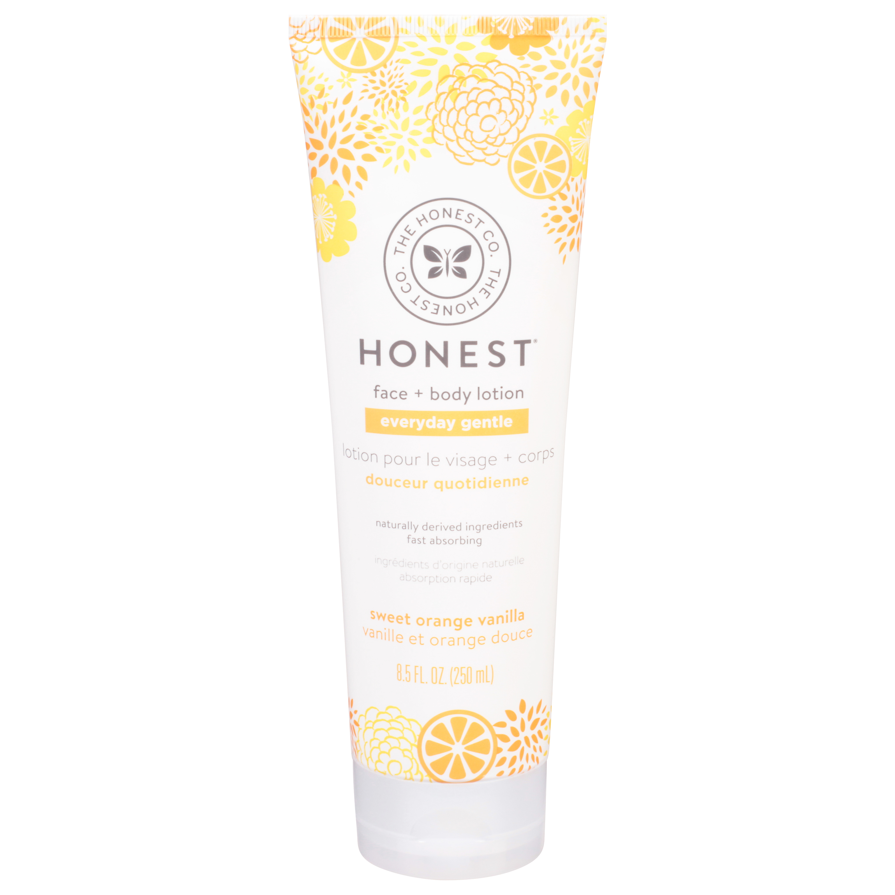 Honest Sweet Orange Vanilla Everyday Gentle Face + Body Lotion