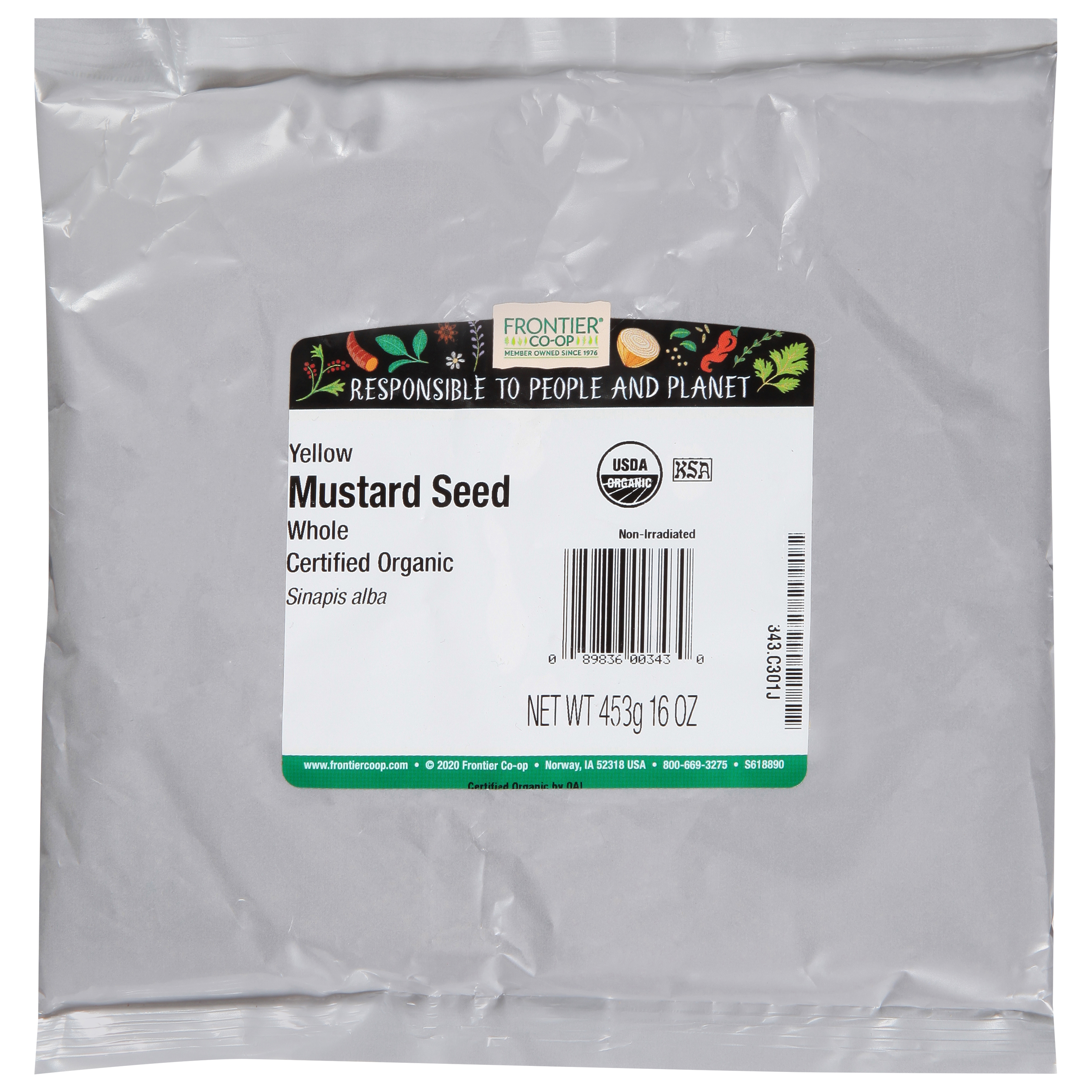 Frontier Co-op Whole Yellow Mustard Seed