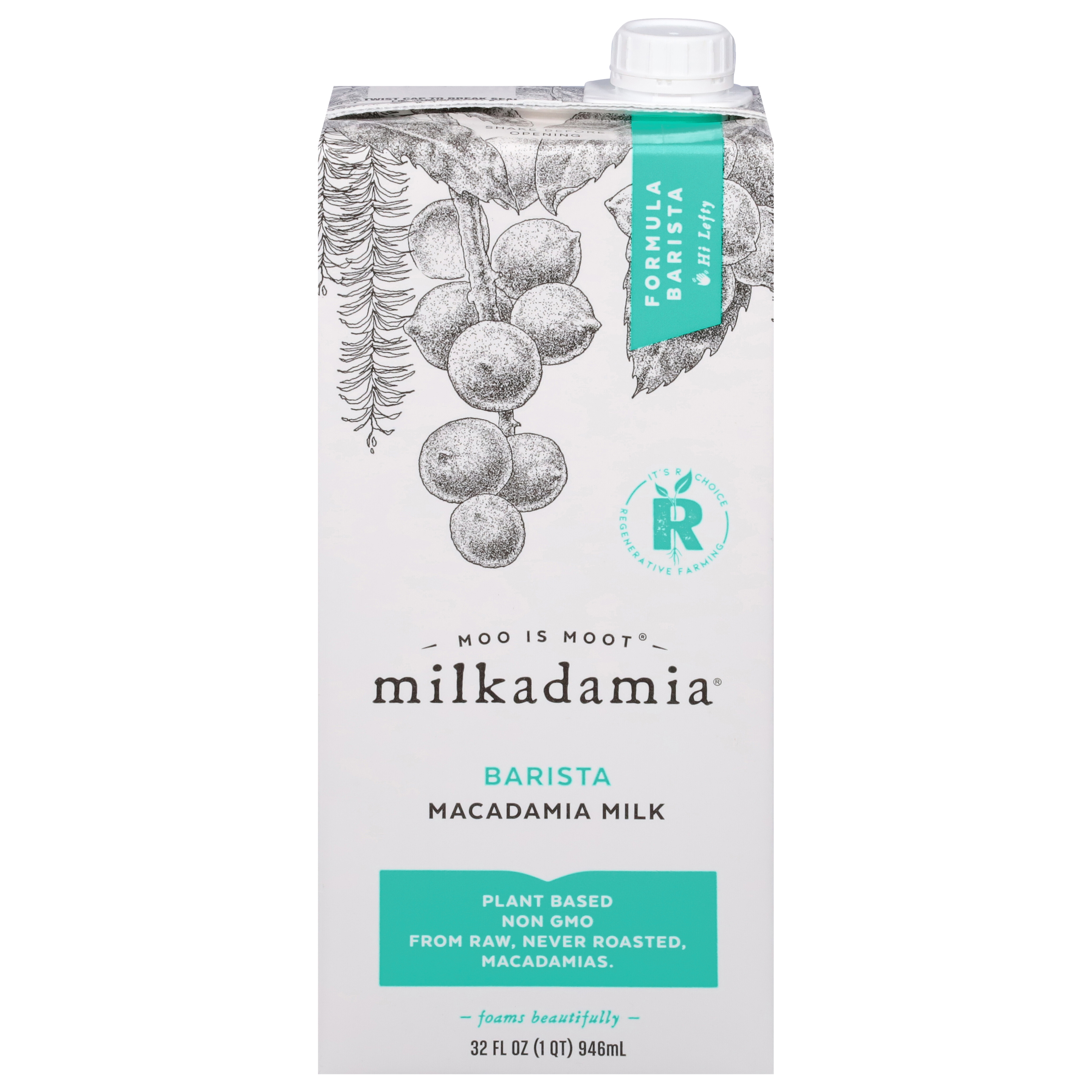 Milkadamia Barista Unsweetened Macadamia Milk