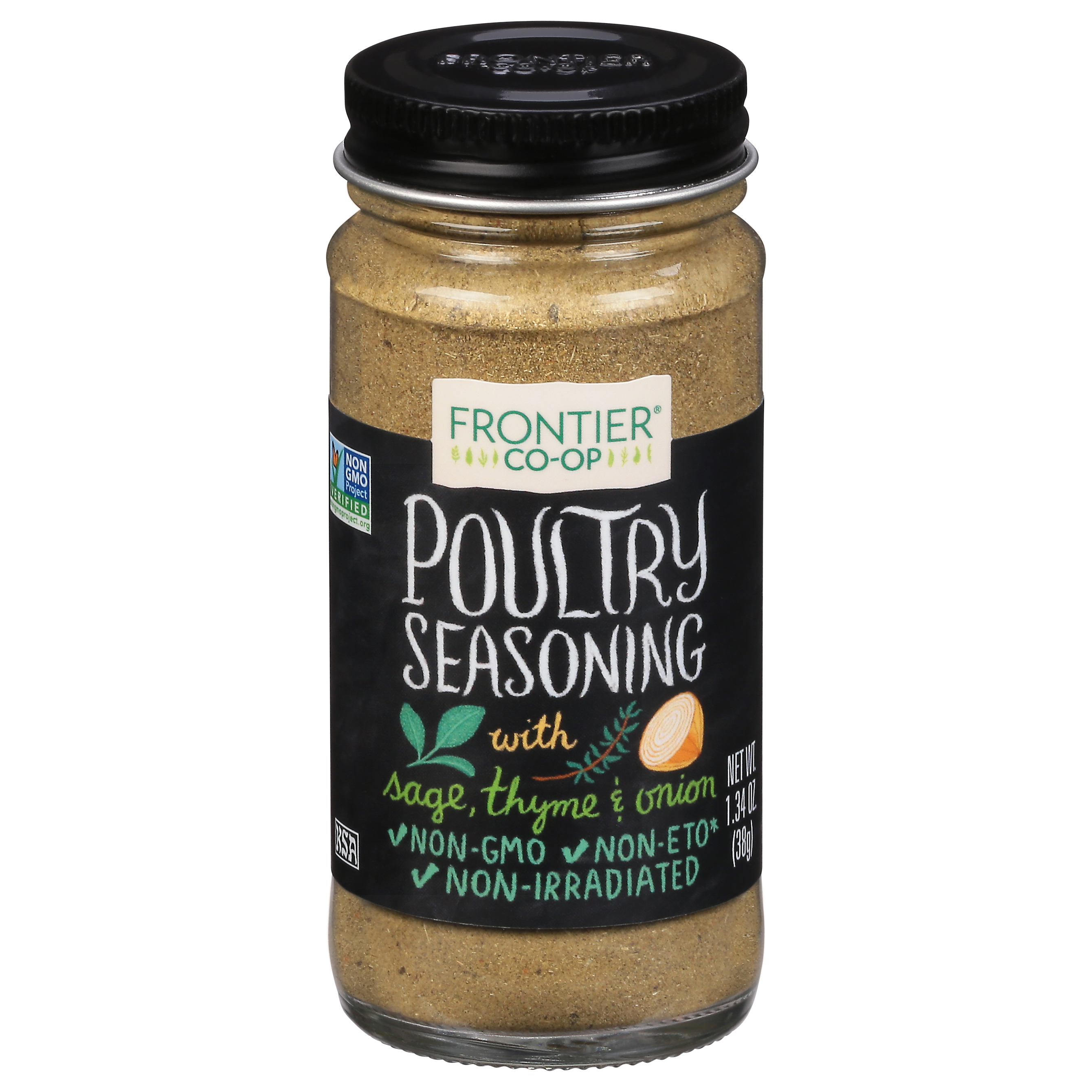 Frontier Co-op Poultry Seasoning with Sage, Thyme & Onion