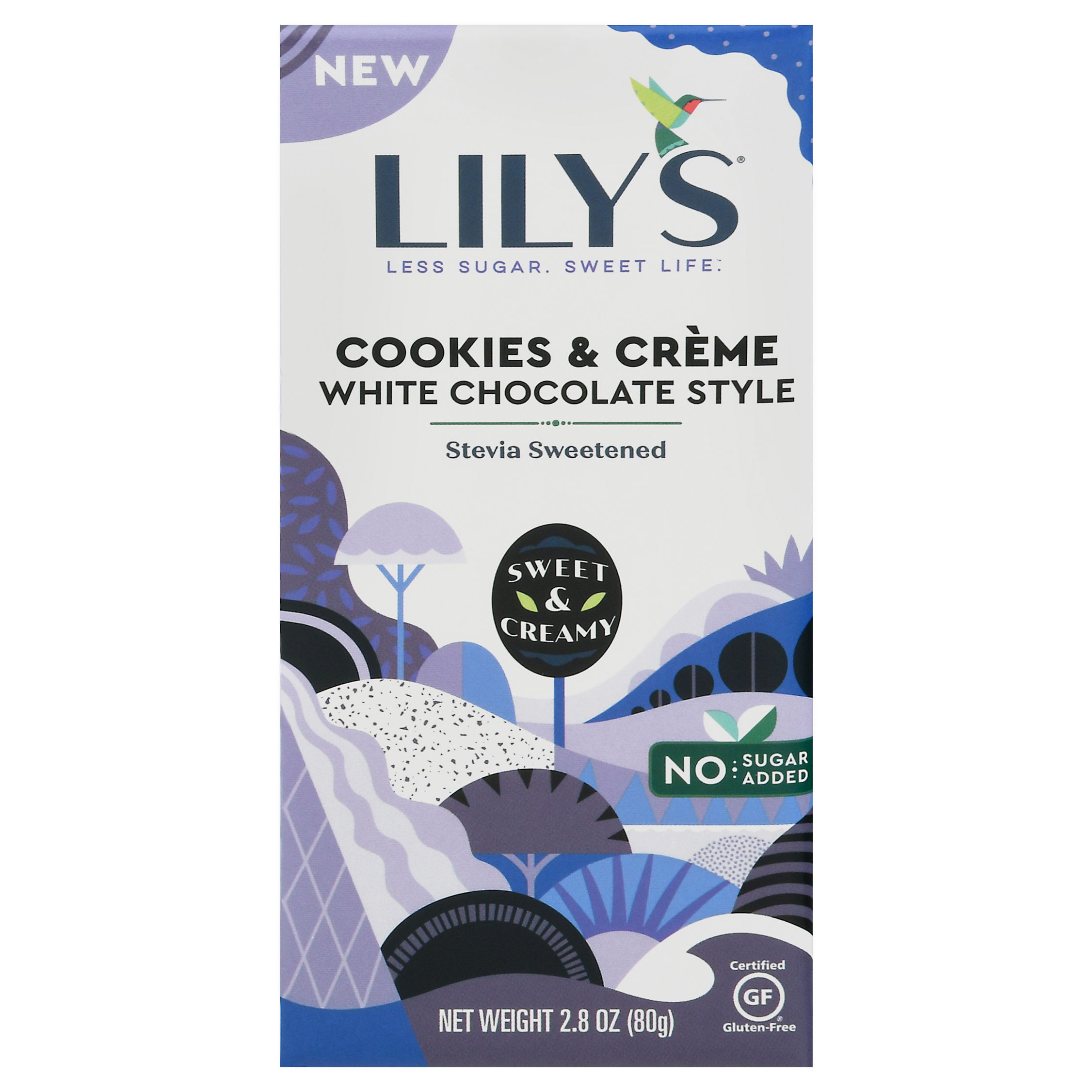 Lily's Cookies & Creme White Chocolate Style