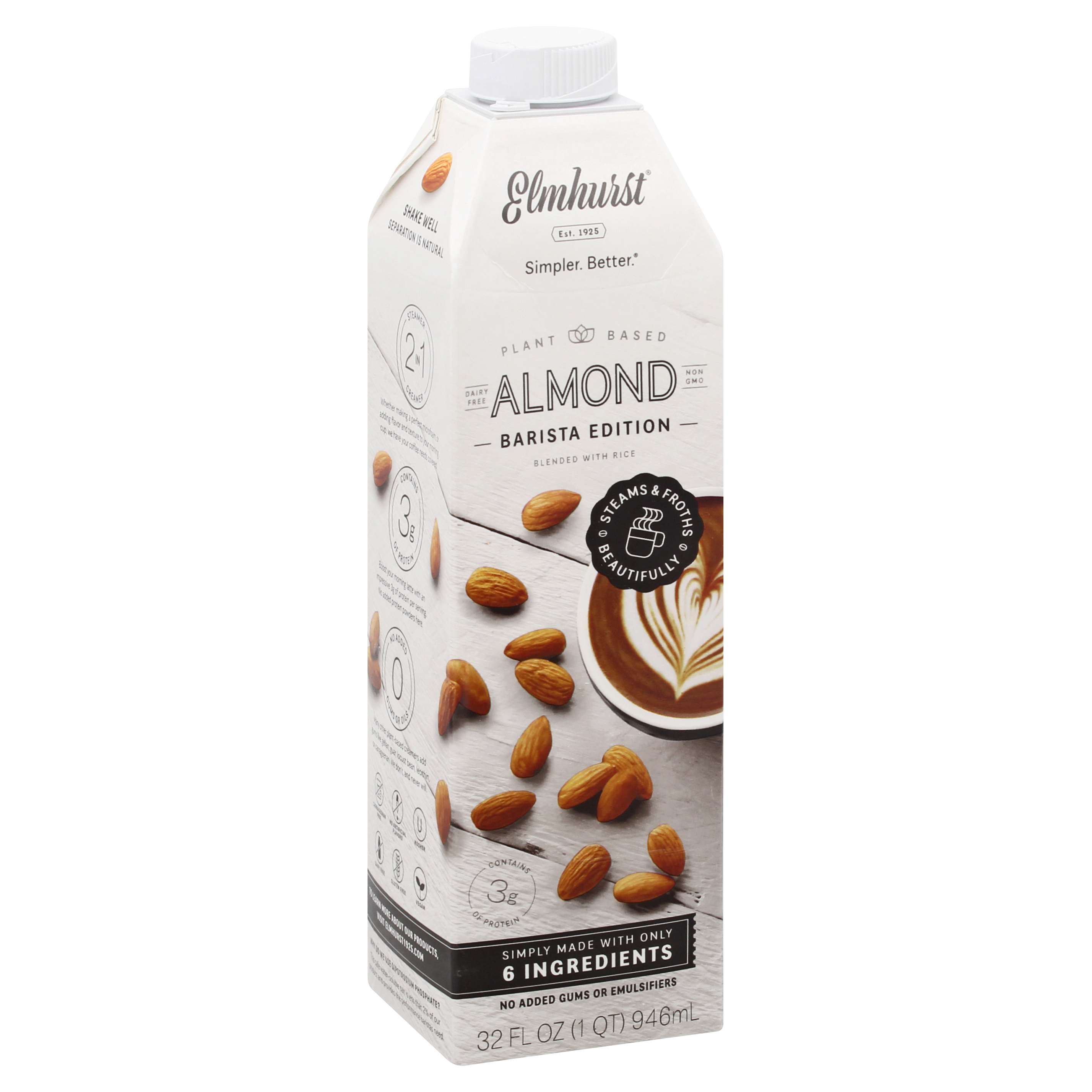 Elmhurst Barista Edition Almond Milk
