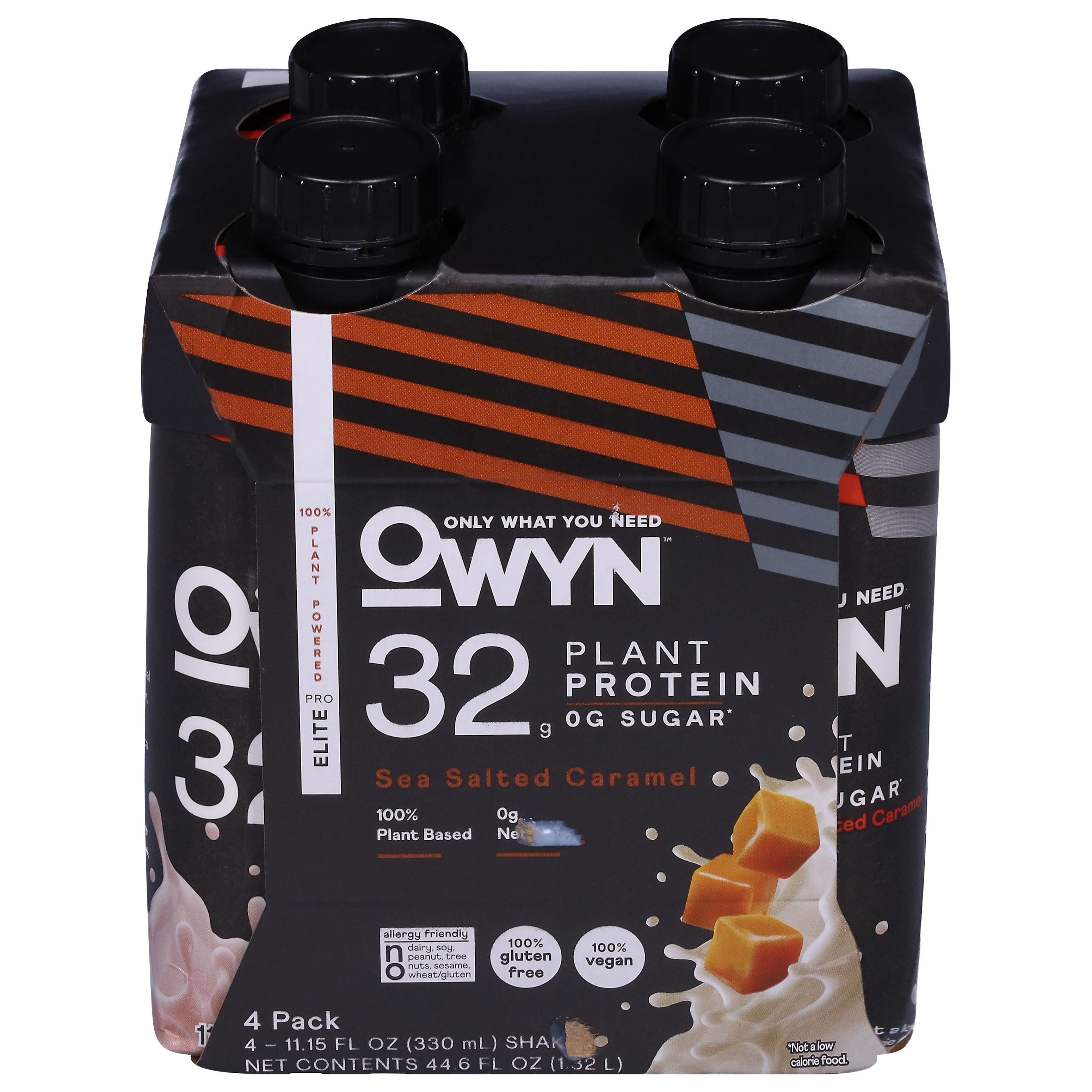 OWYN Sea Salted Caramel Protein Shake 4 - 11.15 oz Shakes