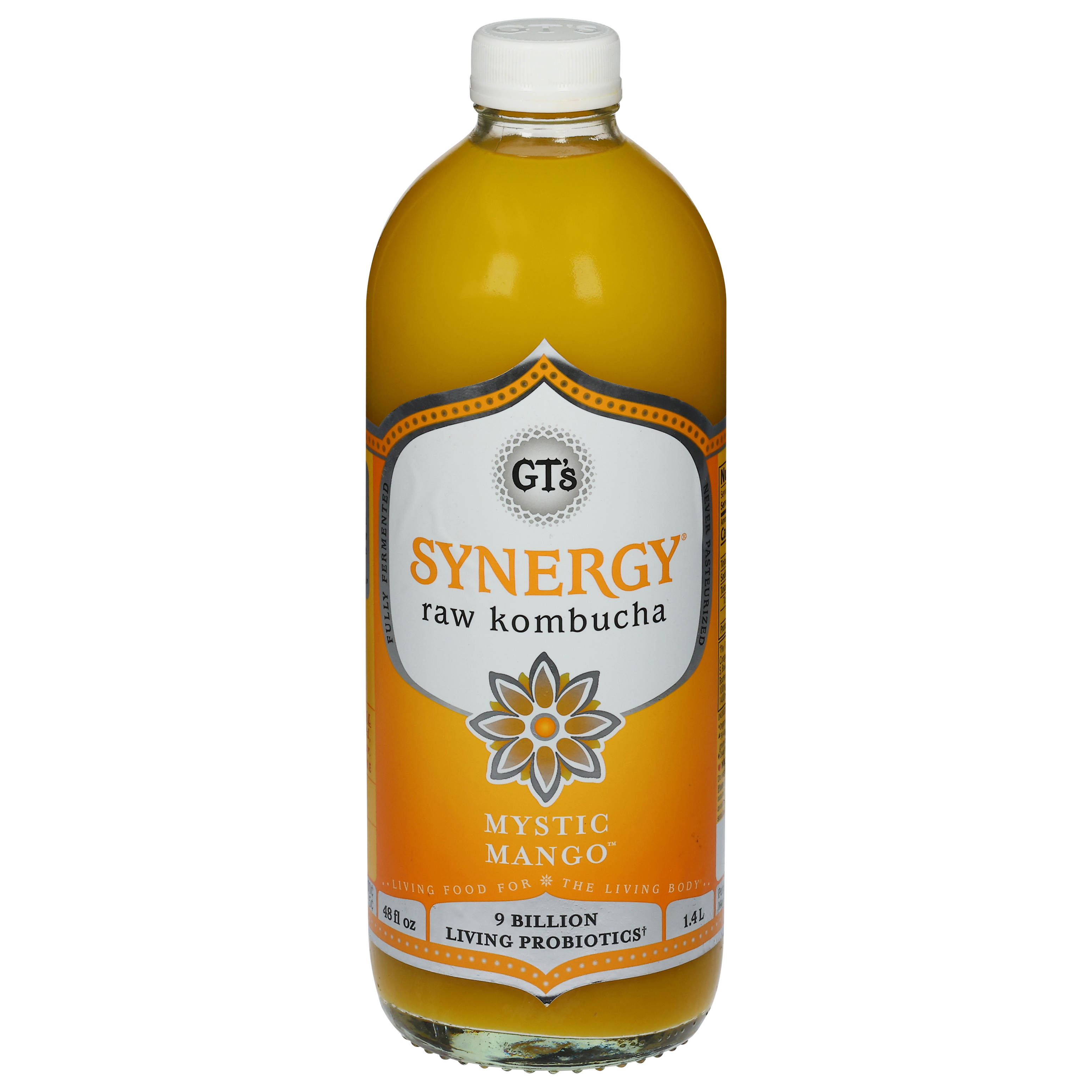 GT's Synergy Raw Mystic Mango Kombucha