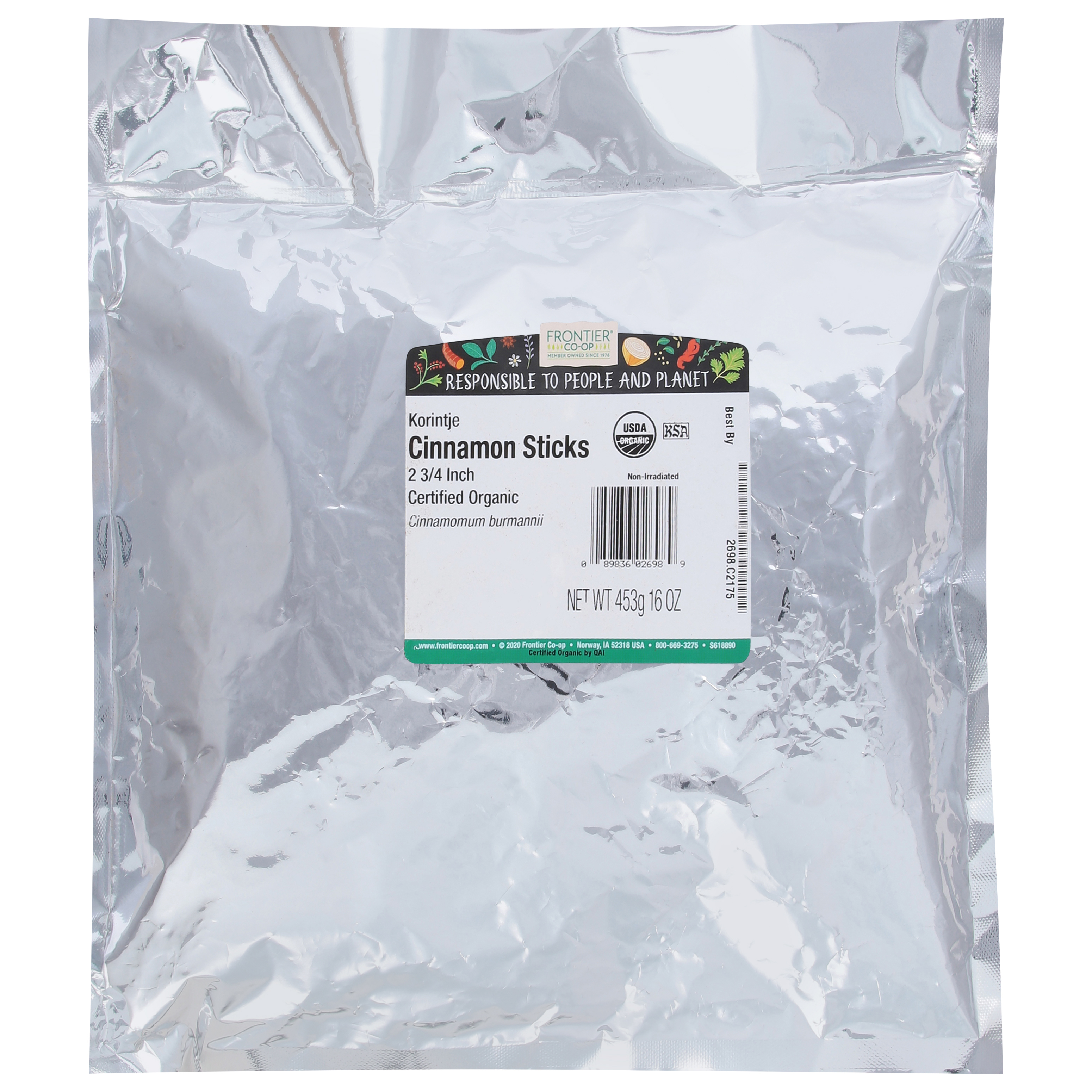 Frontier Co-op Korintje Cinnamon Sticks