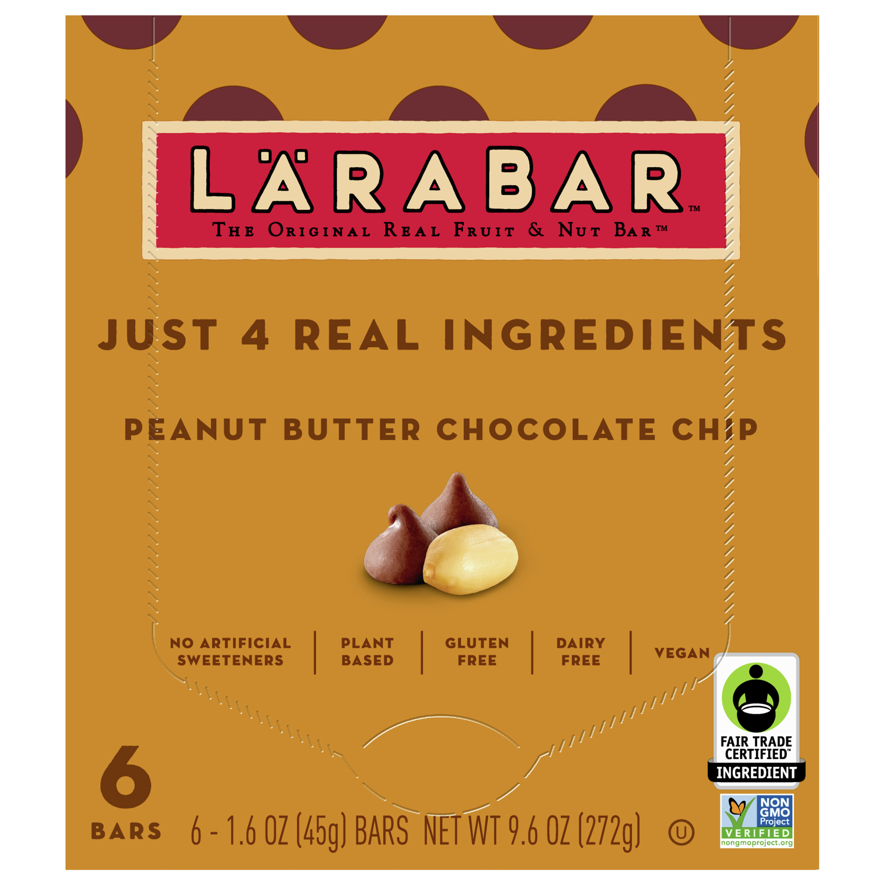 Larabar Peanut Butter Chocolate Chip, Gluten Free Fruit & Nut Bar,