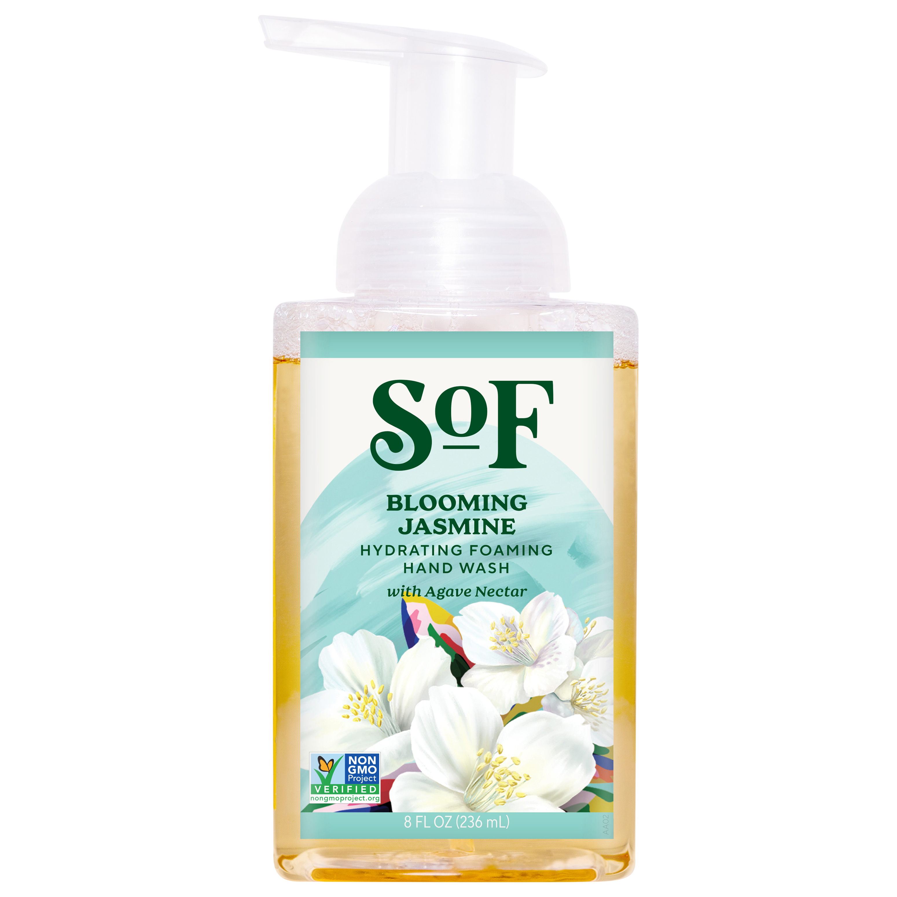 SOF Hydrating Foaming Blooming Jasmine Hand Wash with Agave Nectar