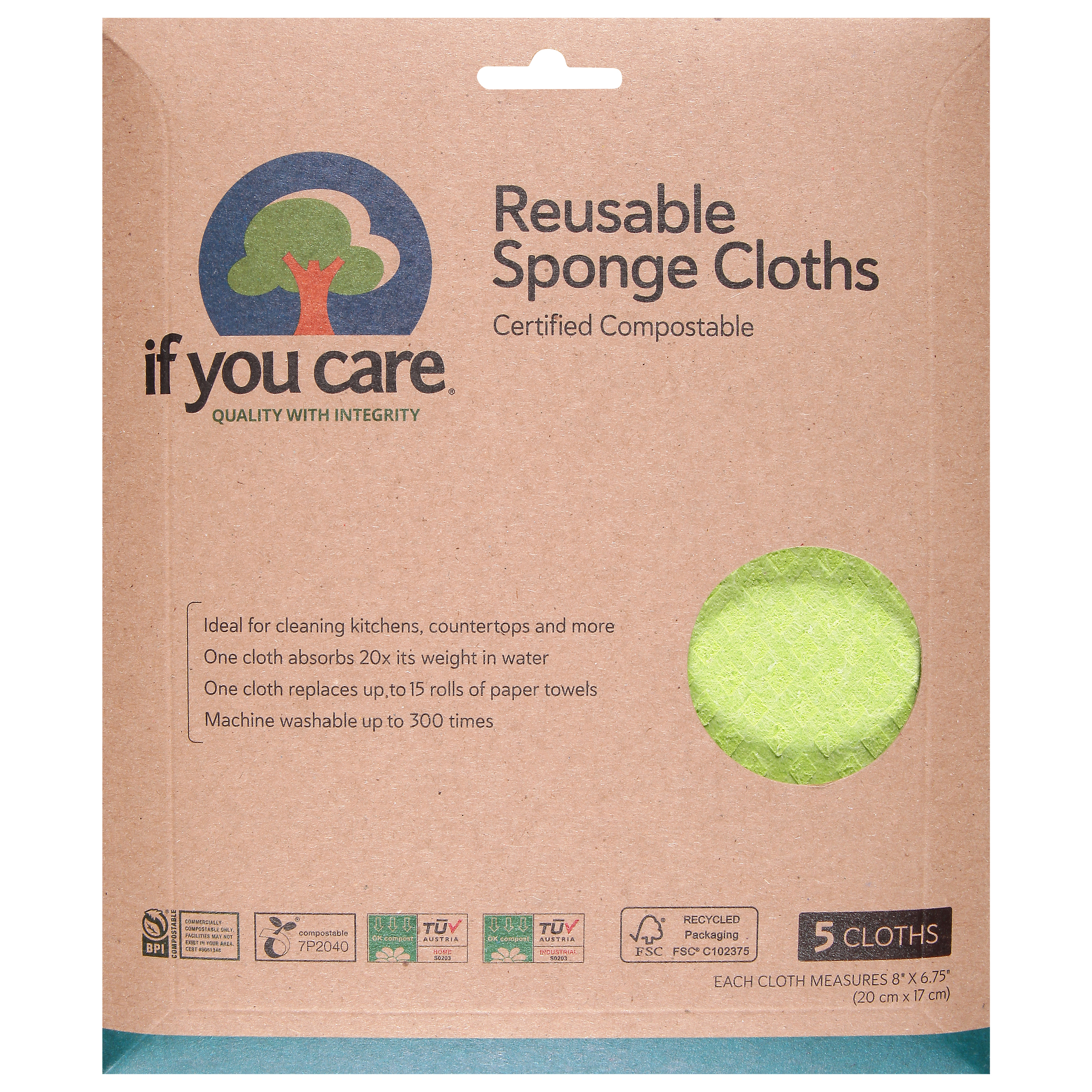 If You Care Reusable Sponge Cloths