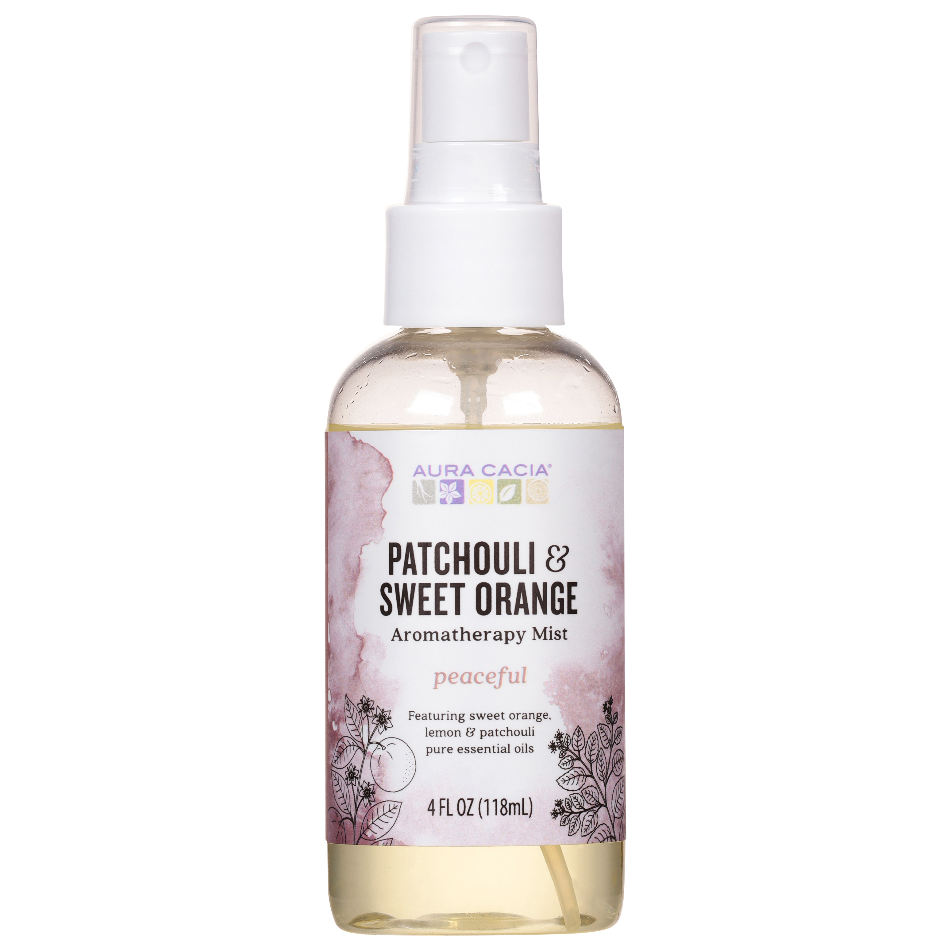 Aura Cacia Peaceful Pachouli & Sweet Orange Aromatherapy Mist