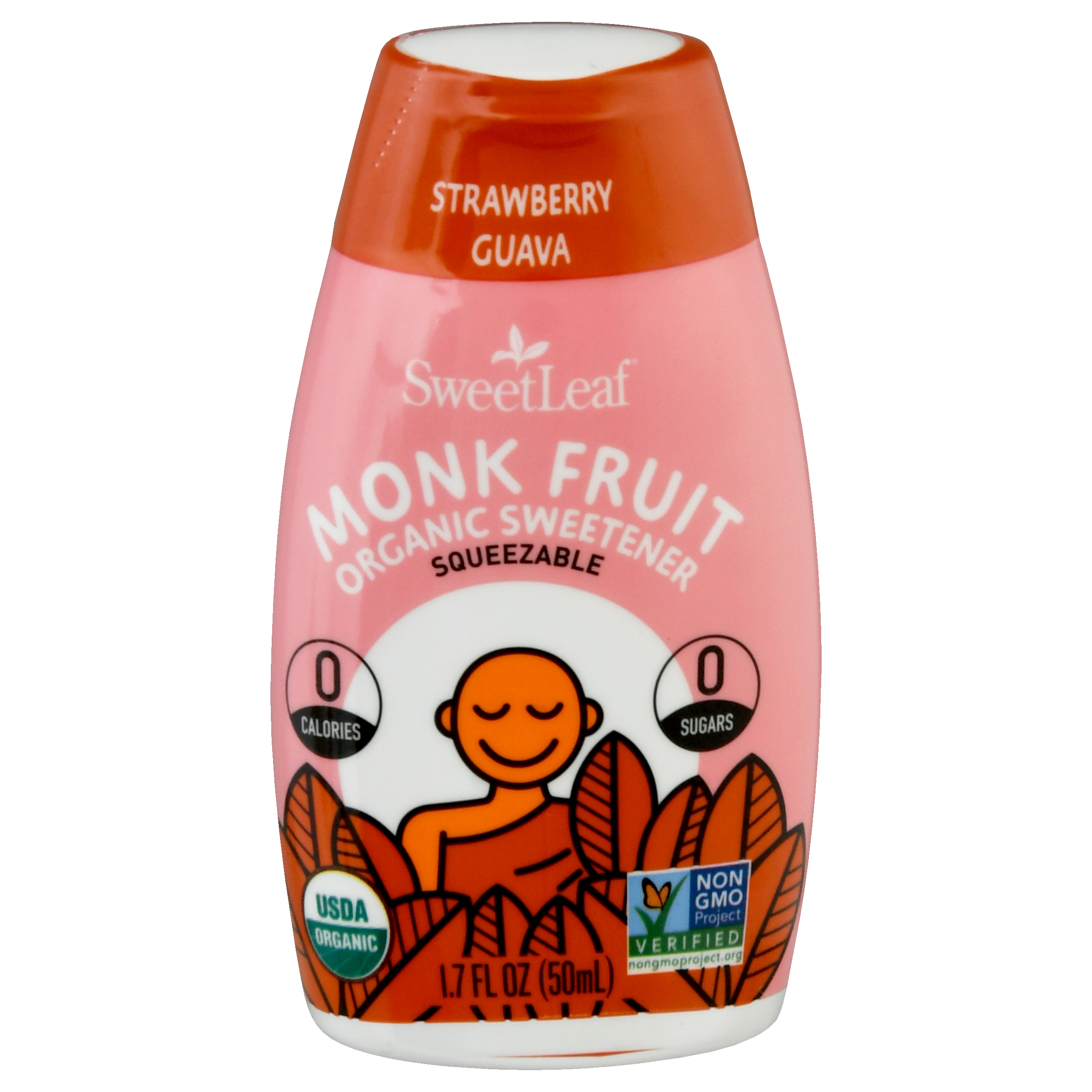 SweetLeaf Organic Squeezable Strawberry Guava Monk Fruit Sweetener