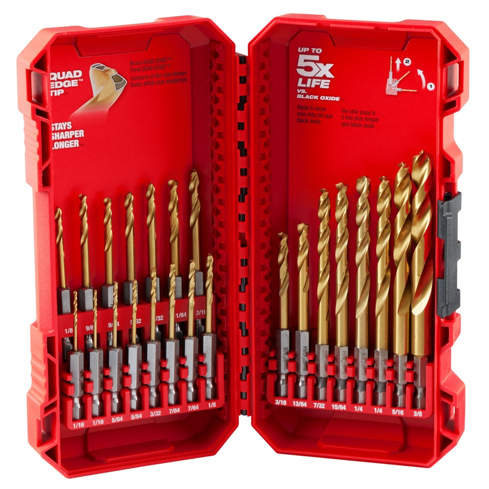 Hex Shank Titanium Drill Bits